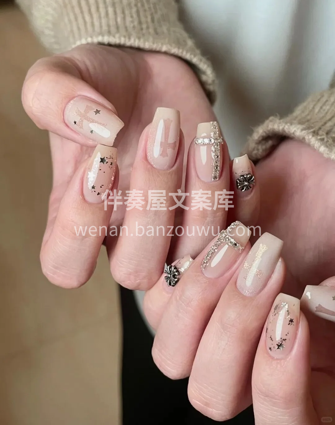 适合淡人的春日美甲