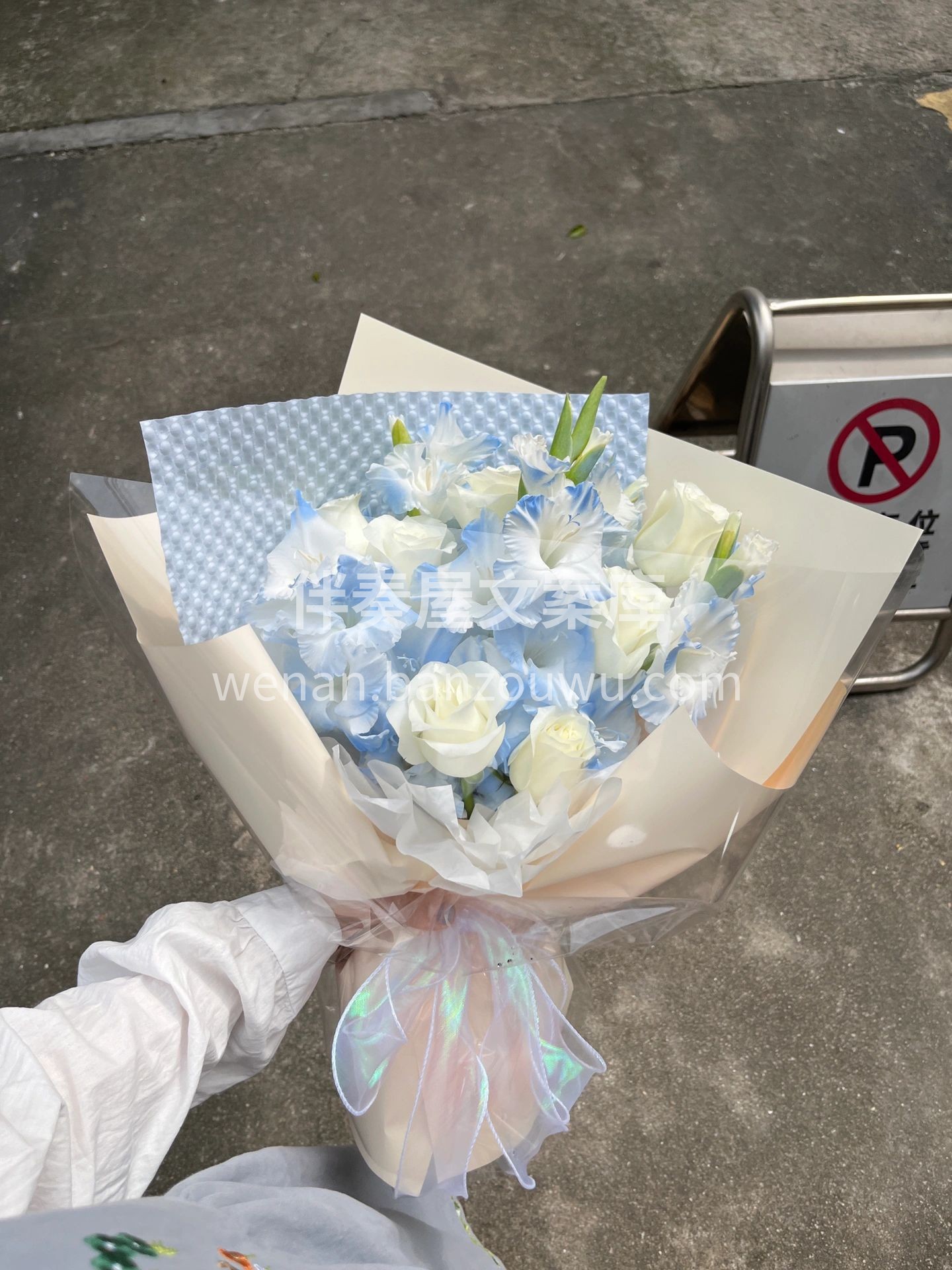 客订剑兰花束 剑兰的花朵是由下而上次第开 配图2