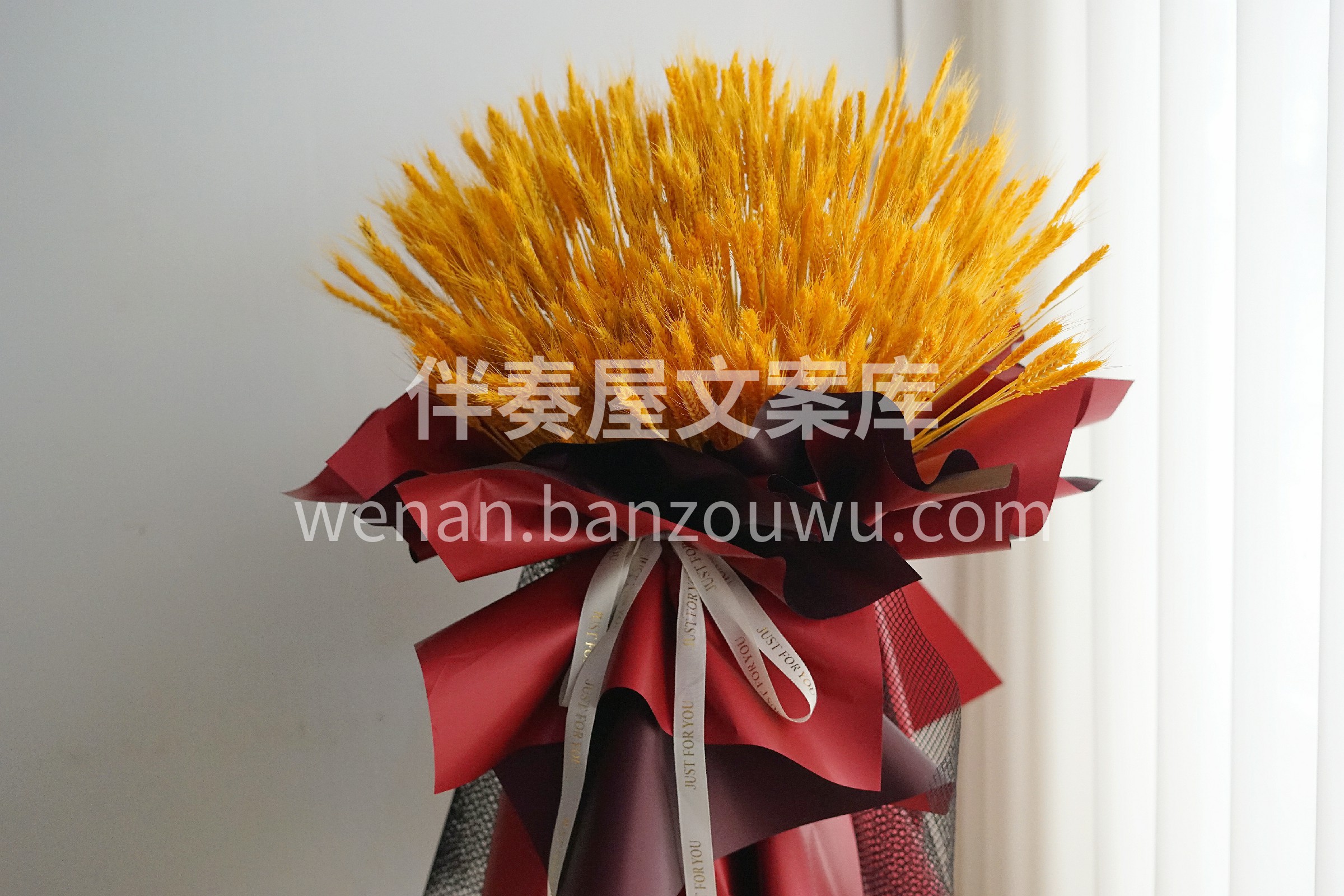 大麦开业花篮 金灿灿的👀颜色，是开业的好 配图3