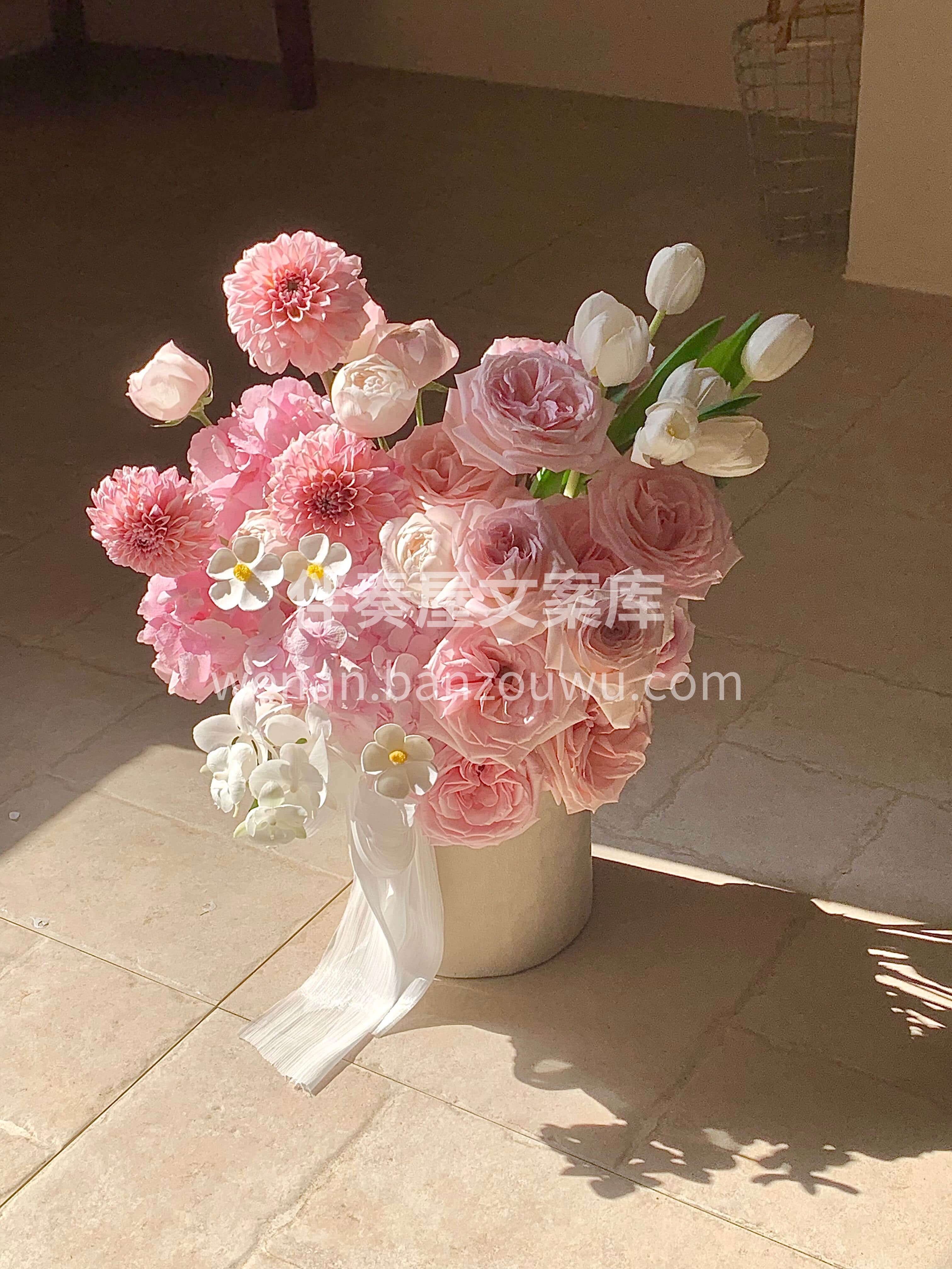 阳光是最好的滤镜🌸 粉色真的很干净温柔🌷 粉嘟嘟太喜欢啦💕 配图1