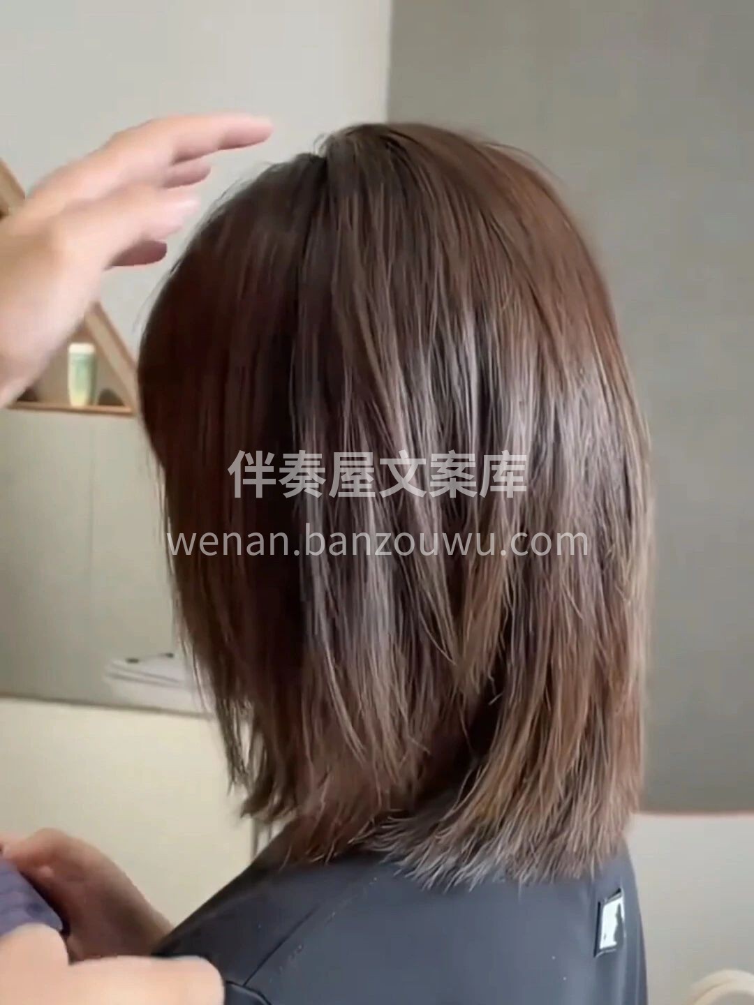 中短发锁骨发发型 最大的优点就是减龄显脸