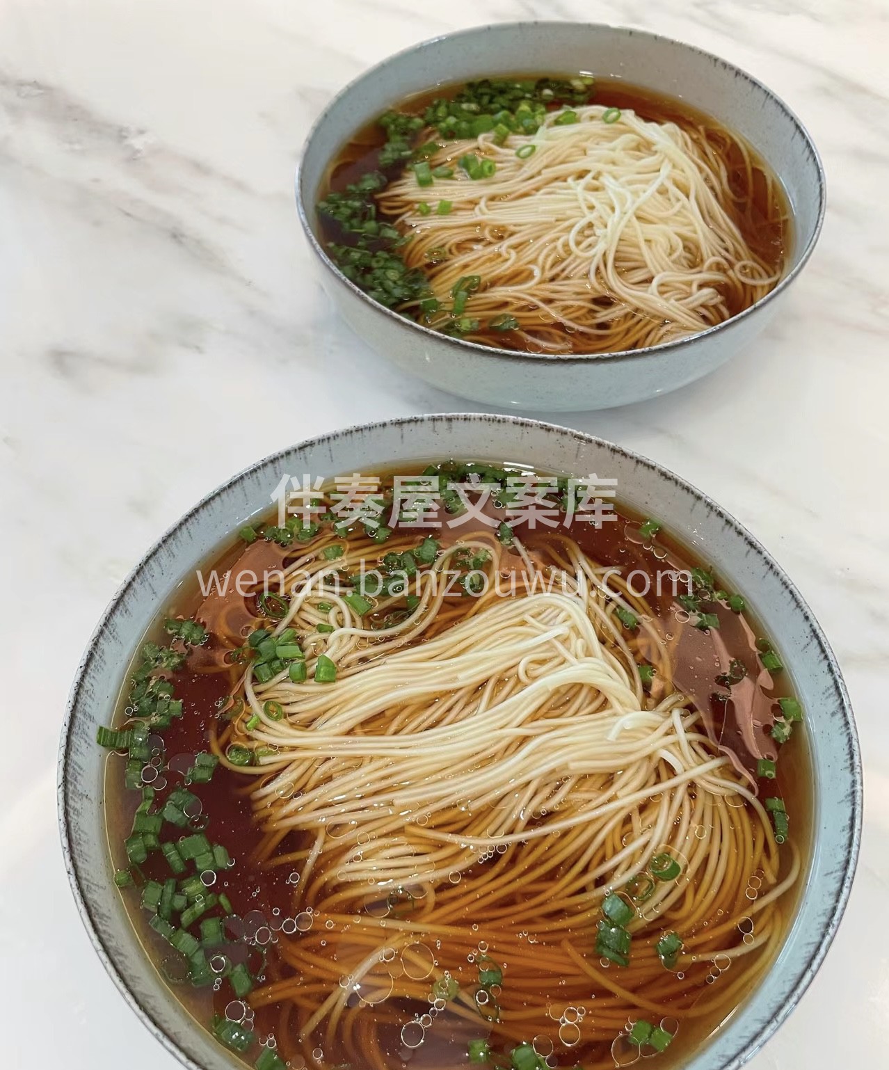 夏天没食欲来这么一碗清汤的阳春面，清淡又 配图3
