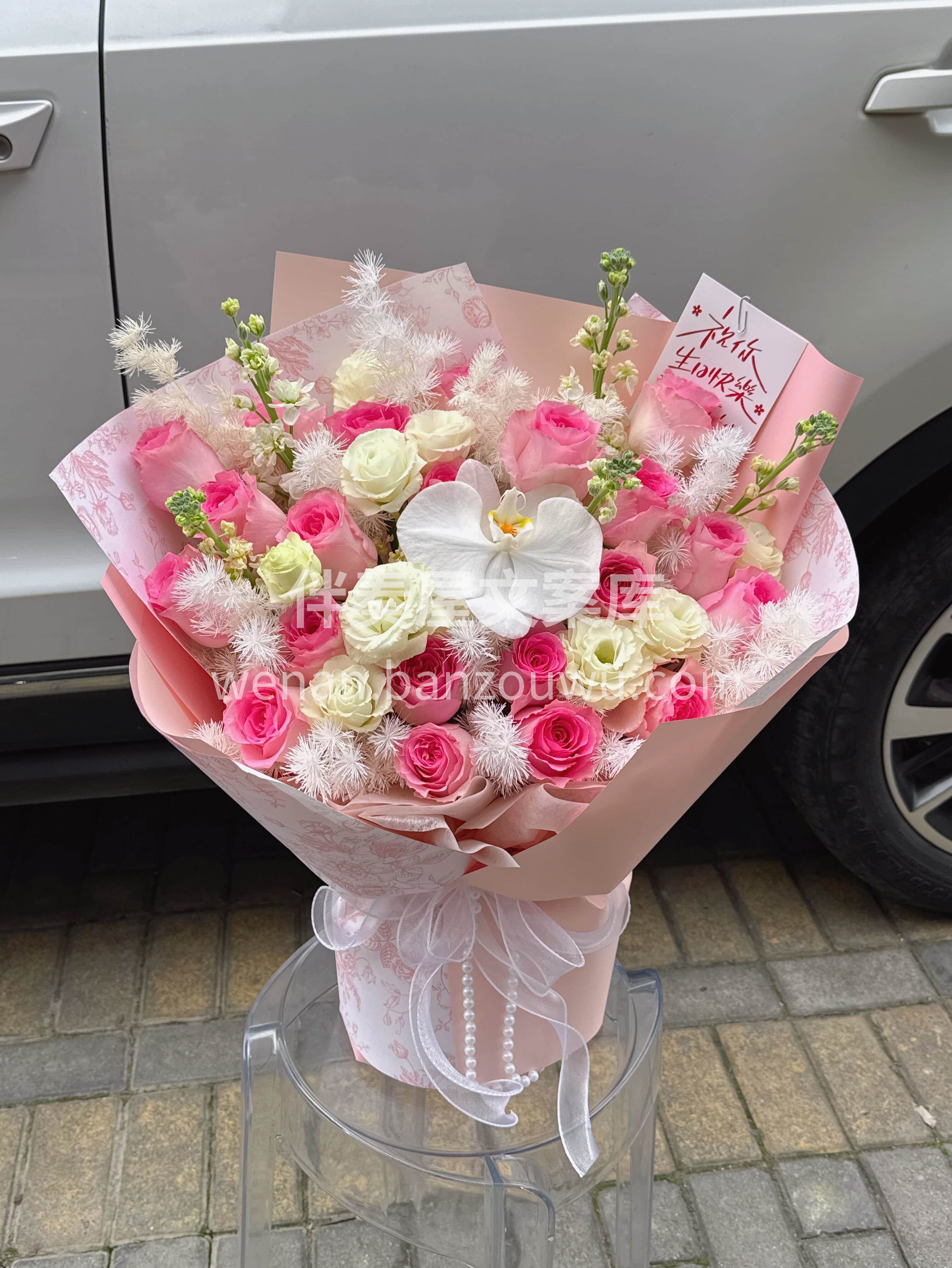 粉色系洛神花束❤️ ✨自带仙气滤镜🌸🌸 温柔到心坎里的浪漫🎀 配图3