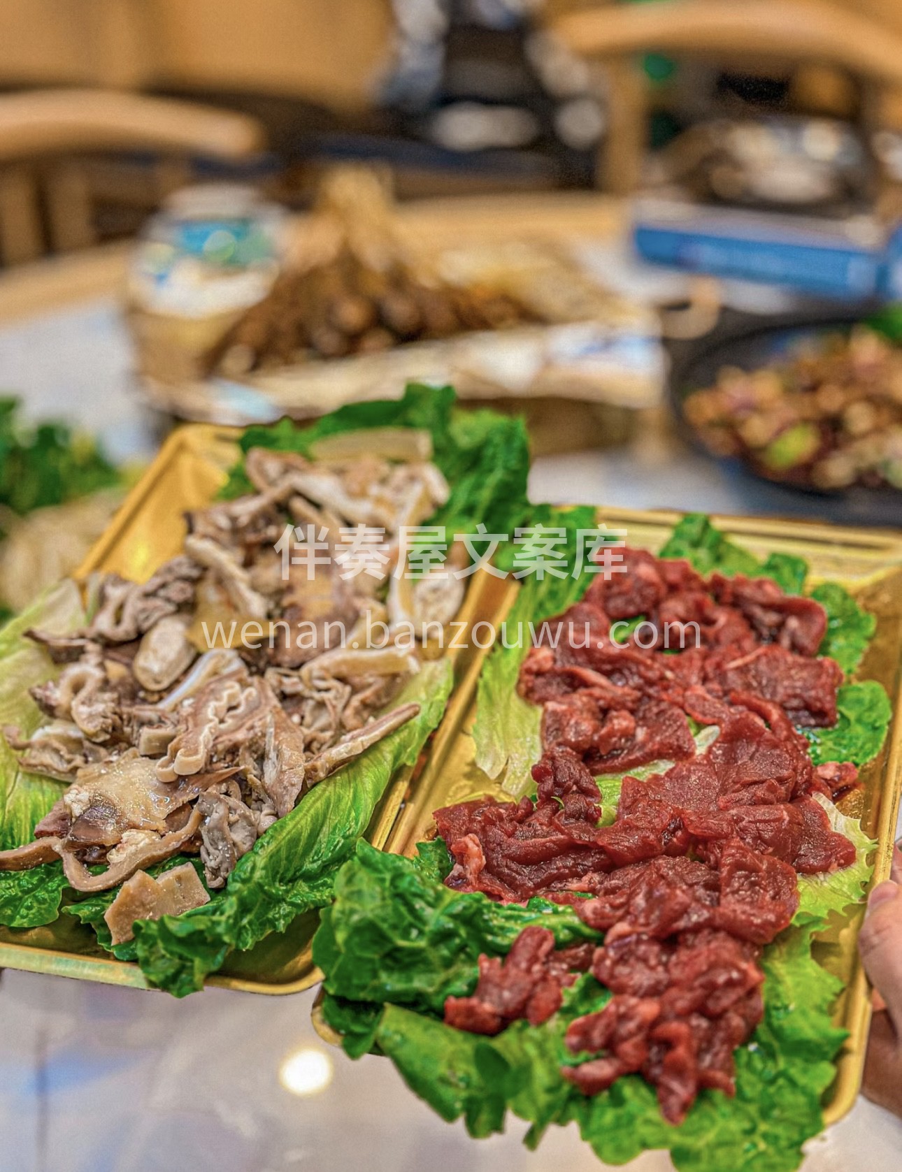 香嫩的牛肉在干锅中滋滋作响，独特的香味弥 配图2