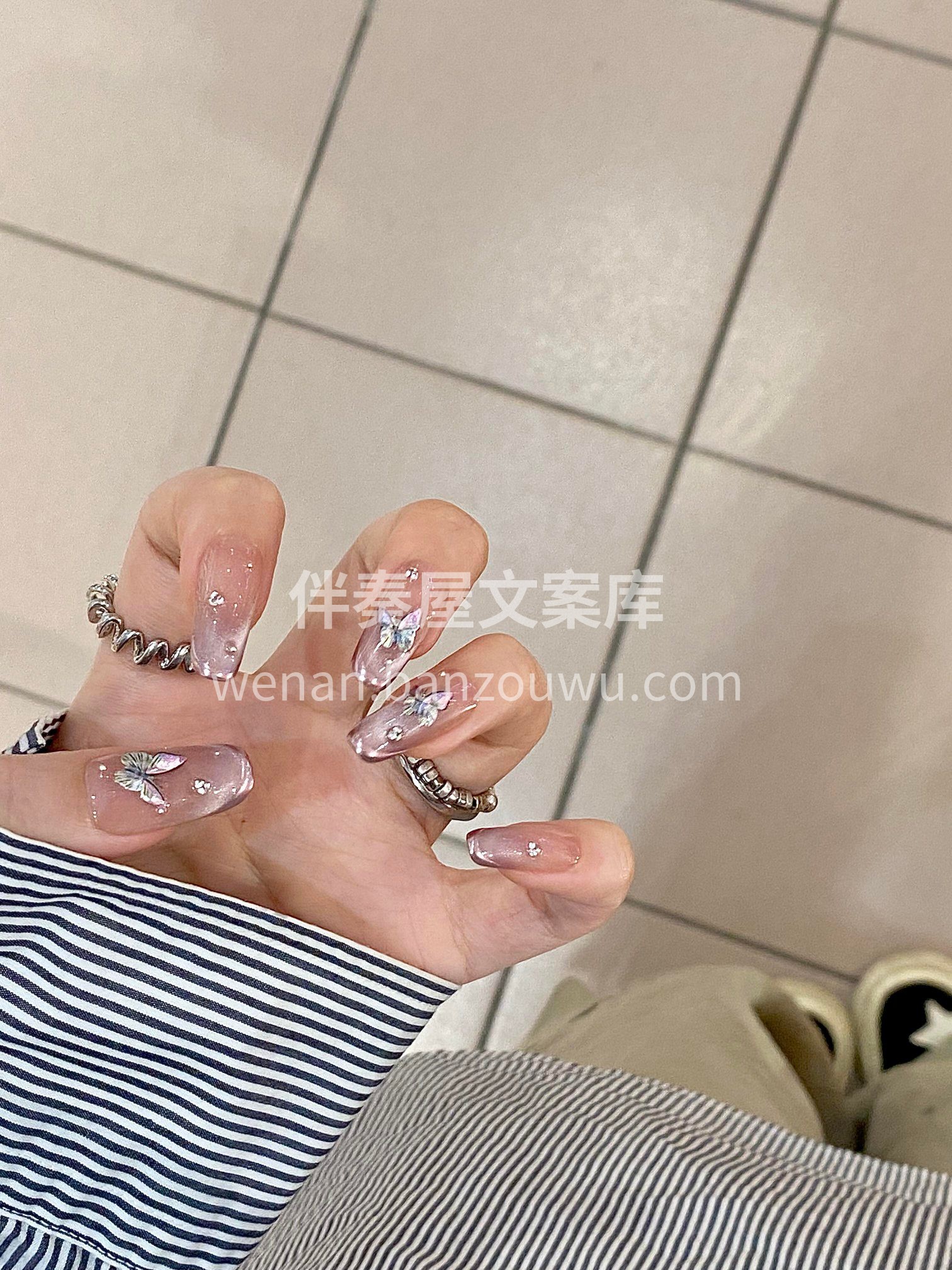 香芋紫极光蝴蝶♡♩指甲盖先美一步啦🍂 配图2