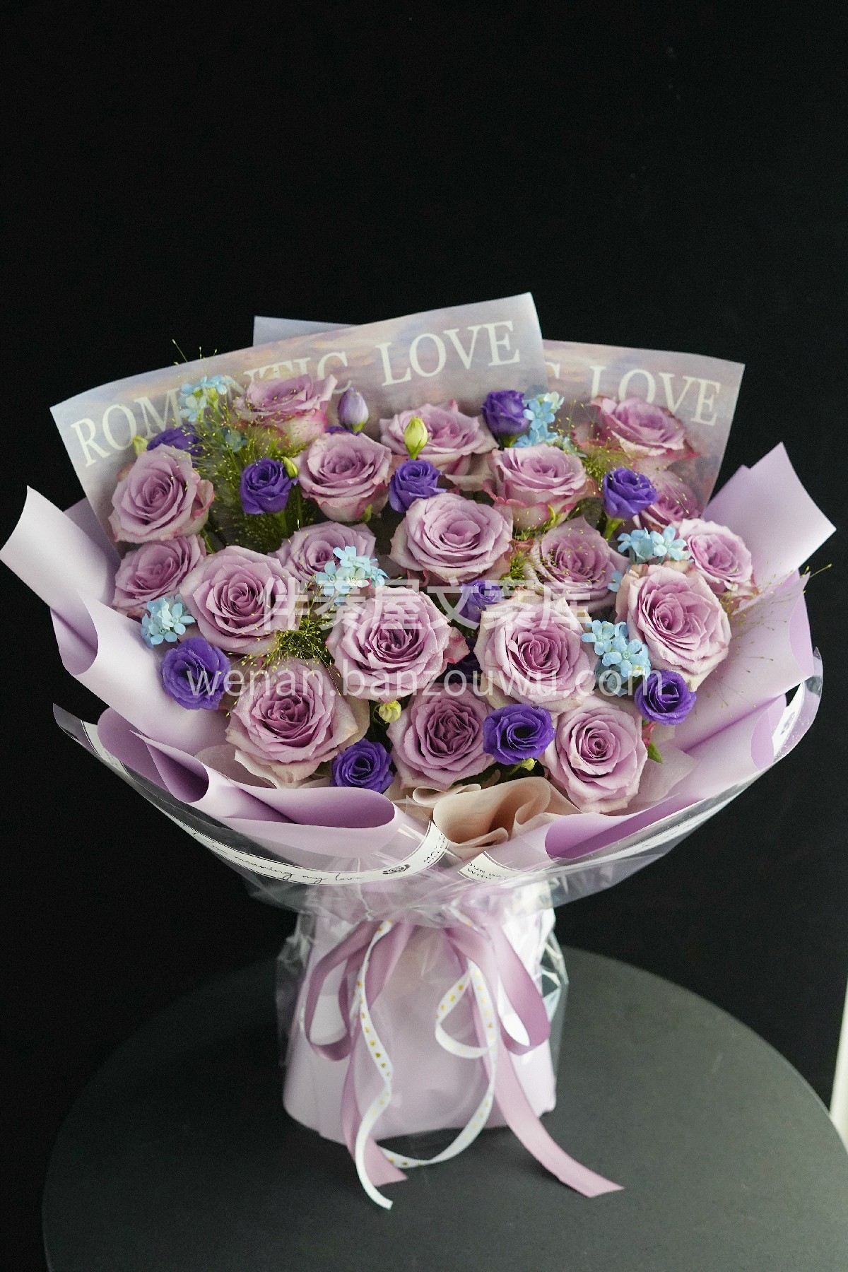 紫霞仙子混搭花束💐 每个生命💜都会开在属于自己的春天 看花🌸 配图2