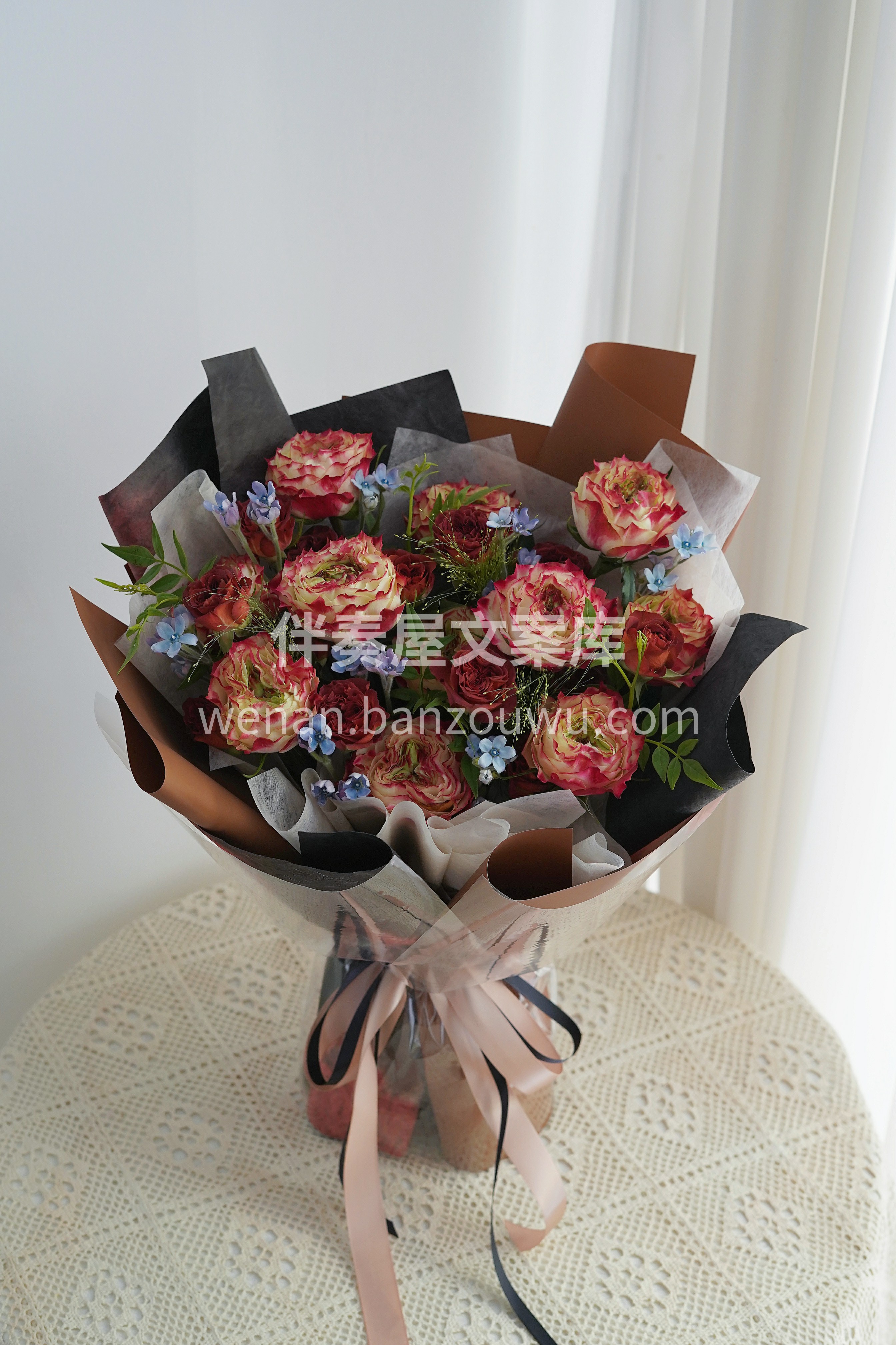 苹果杰克混搭花束🌸 千篇一律的玫瑰看多了 👀偶尔看些不一样的 配图3