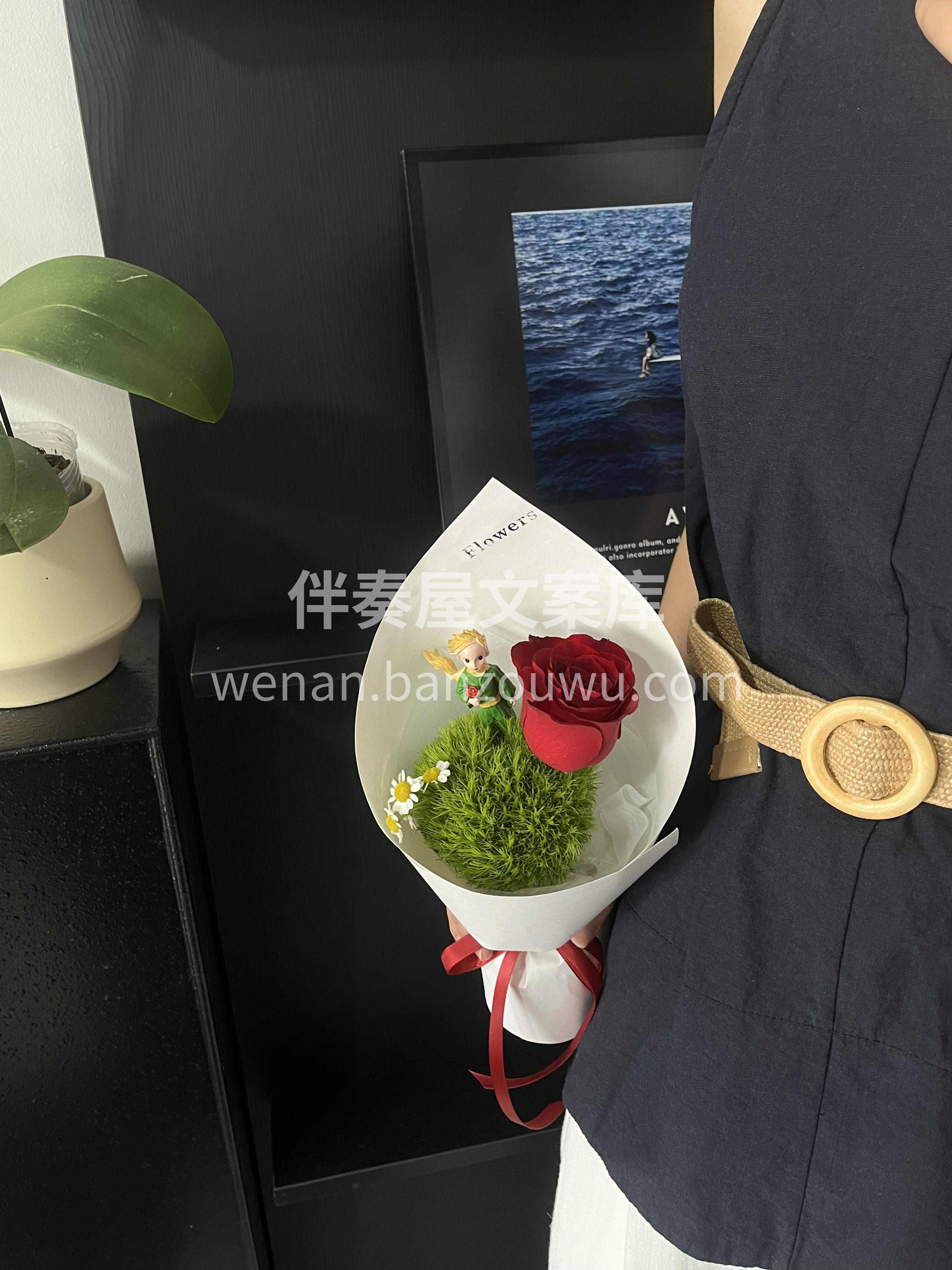 小王子花束 一支便足够🌹 世上许有一支朵相似的花🌸 但你 是 配图1