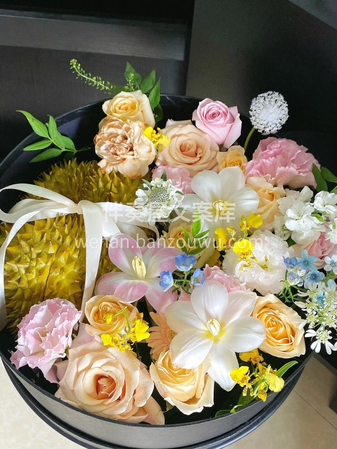 榴莲鲜花礼盒🌼 ✨新鲜感确实让人心动 但 配图1