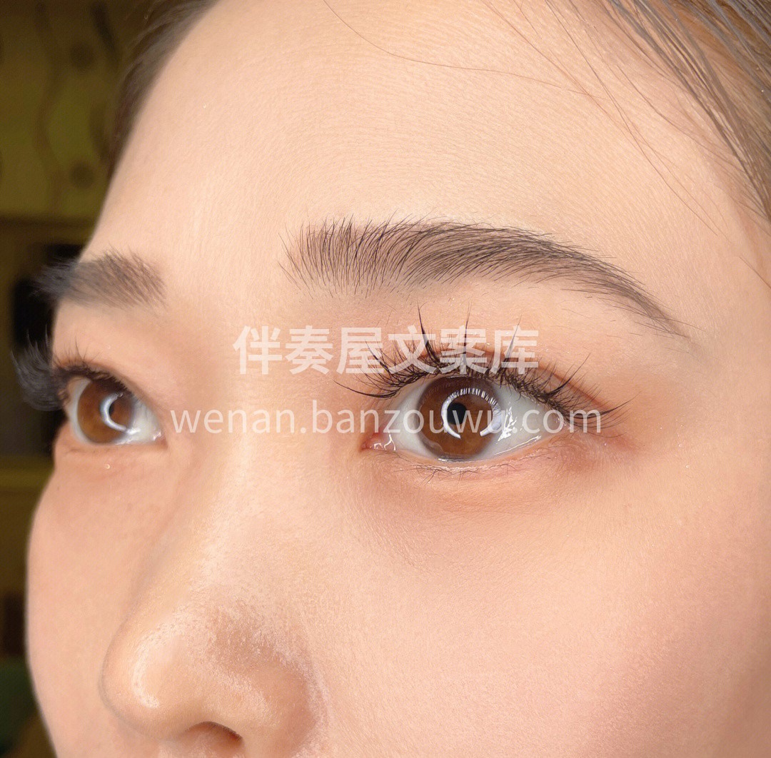 为什么热忠于美睫 因为所谓的侧颜杀素颜杀 配图2