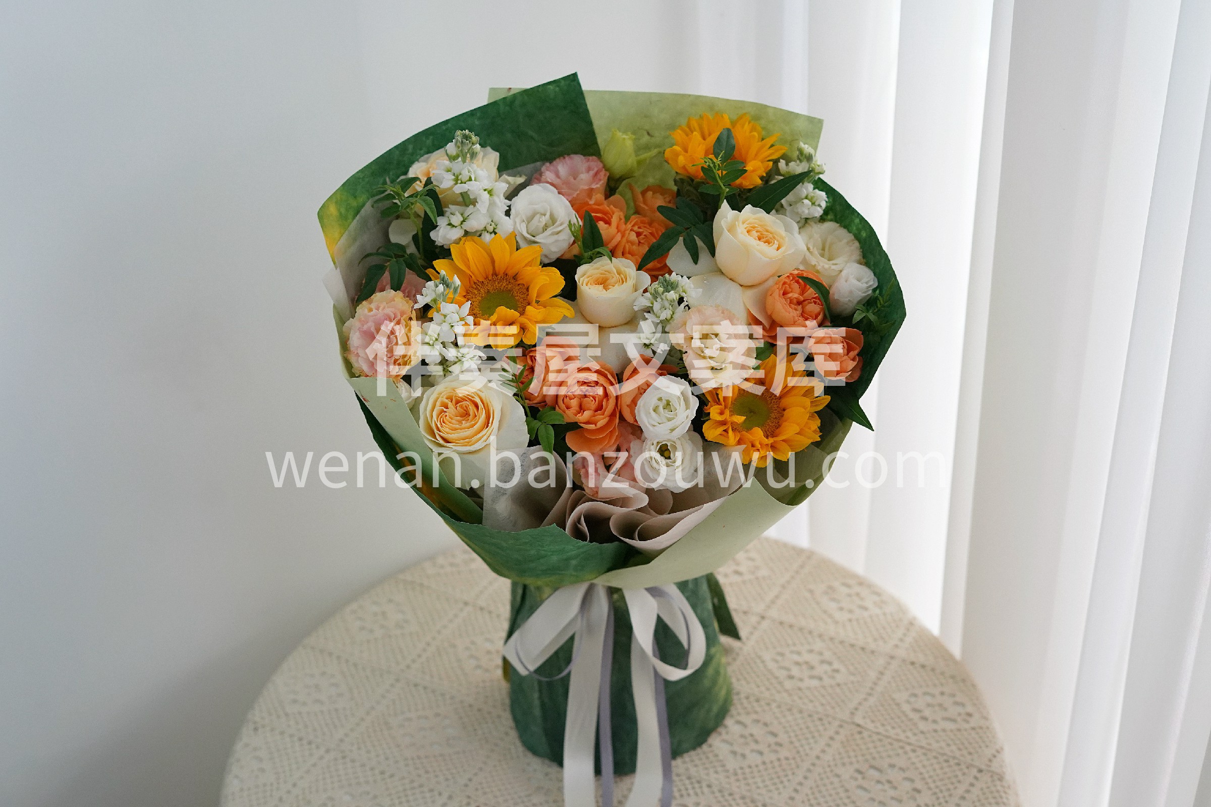 最是橙黄橘绿时🎨 爱你的人会送你一束油画般的莫奈花园花束 日 配图1