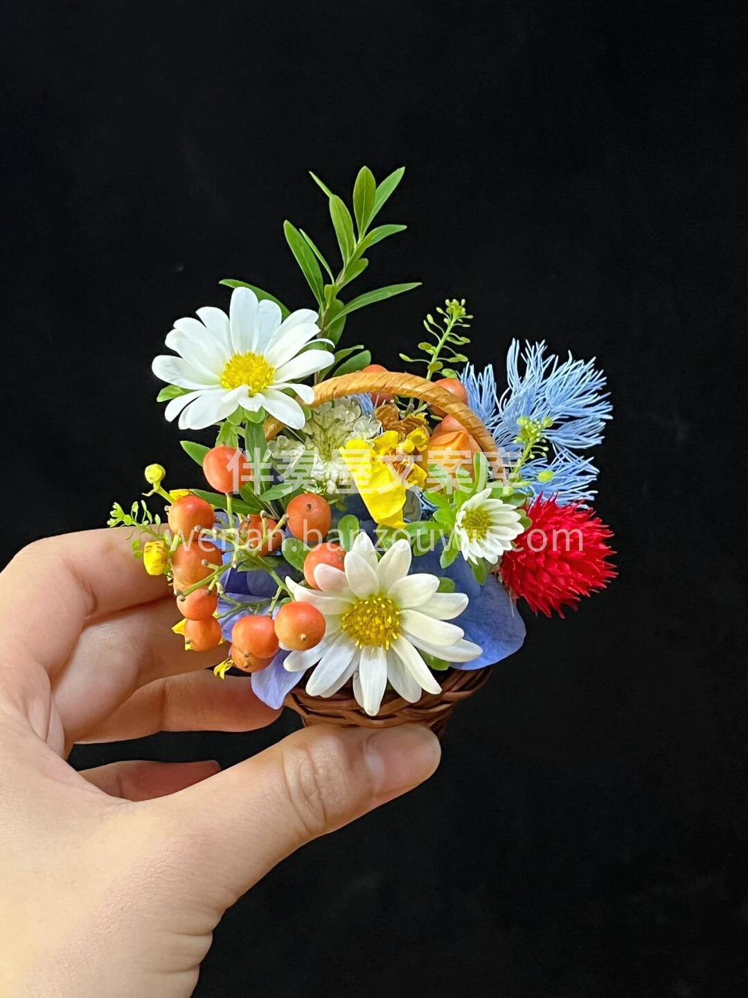 🌸精致迷你的小鼻嘎花篮🌸 简直萌我一脸血💛 太可爱了吧~✨✨ 配图2