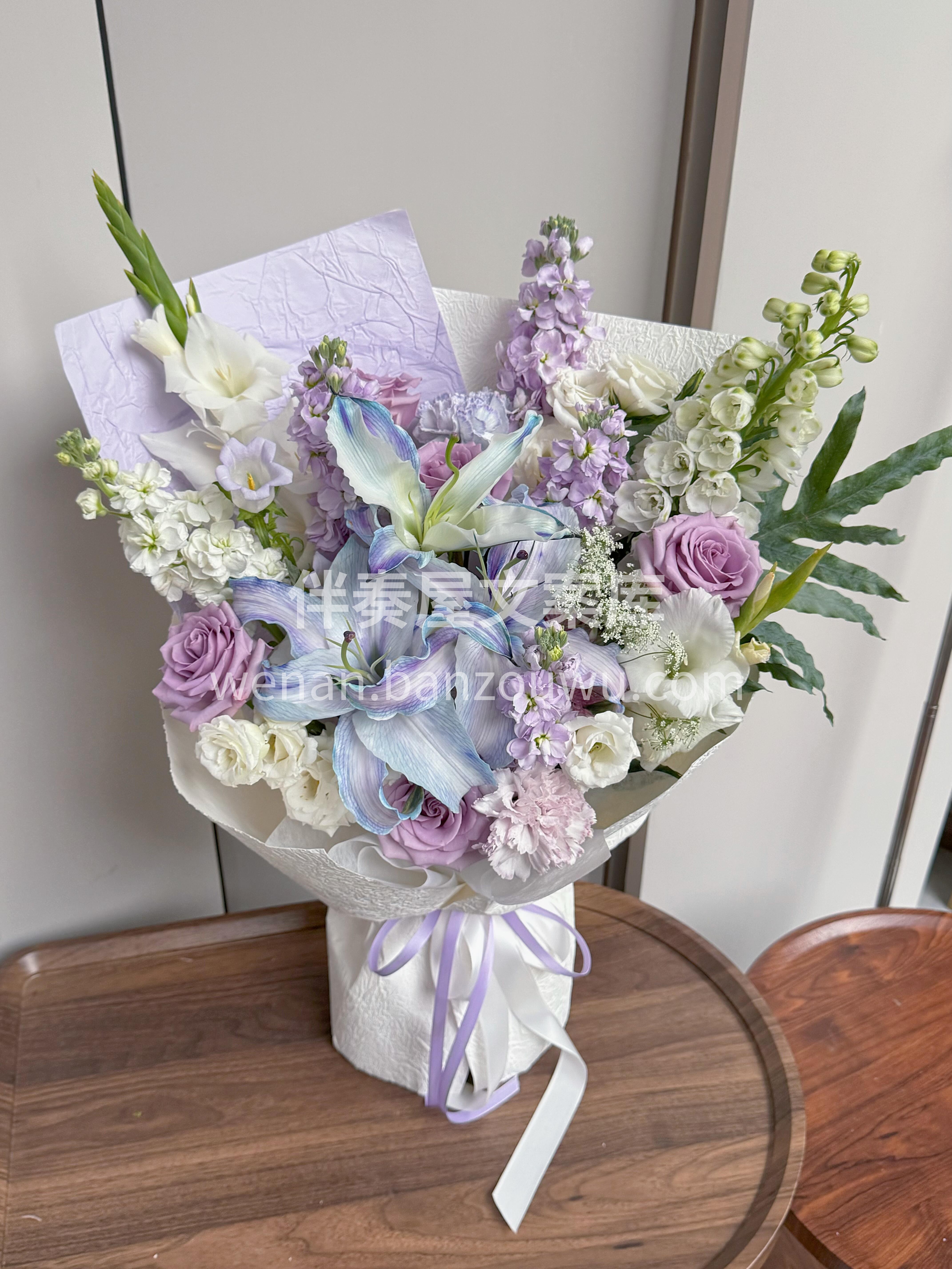 百合混搭花束💐 与花为伴 🌸与自己和解  配图2