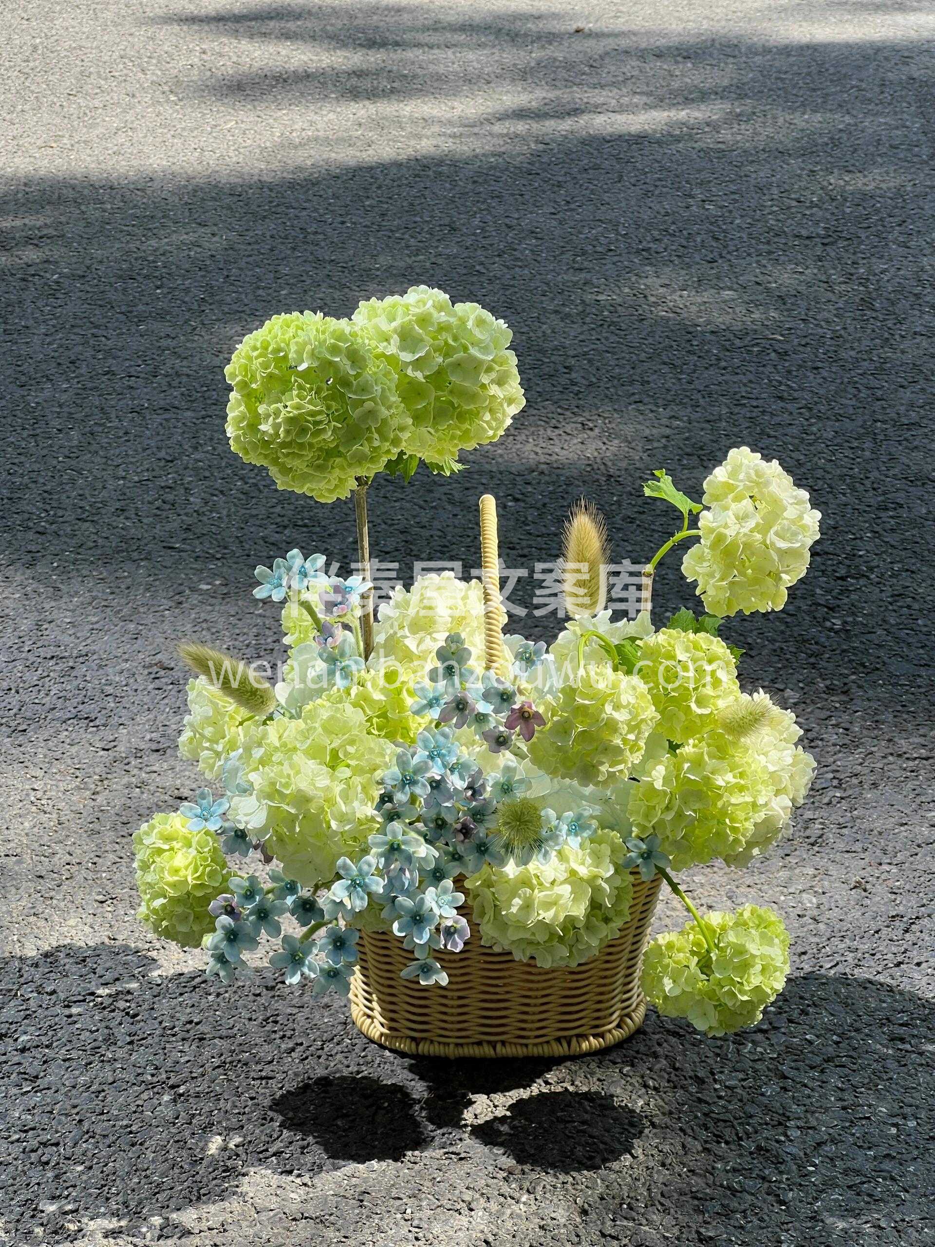 🌿夏日小清新手提花篮 拎着一篮夏天的小欢喜 赴一场与生活的温 配图2