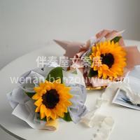 向日葵小花束~ 向日葵看不到太阳也会开放 配图2