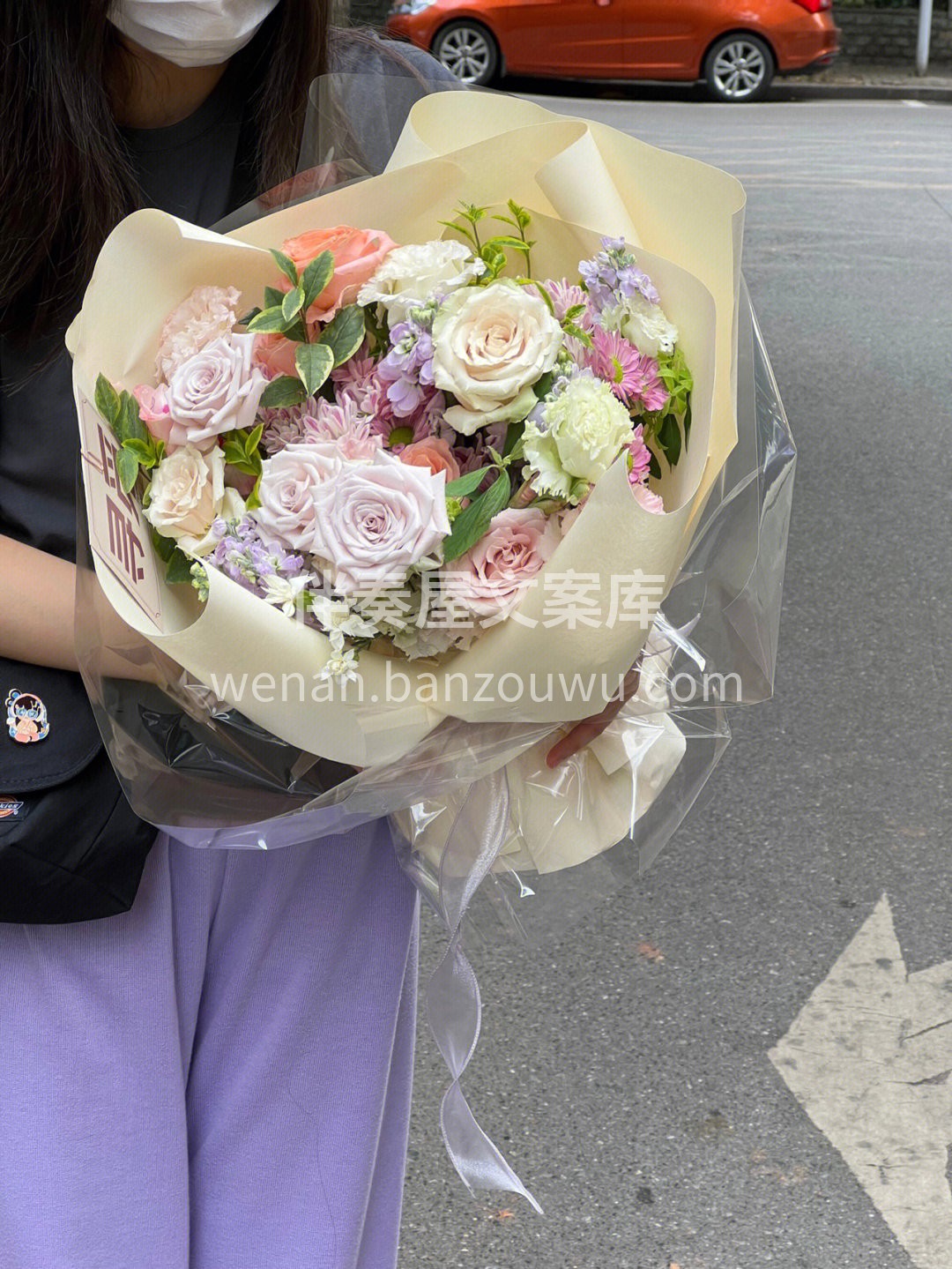 客订现代风花束~ 再甜的蜜语 都不及他手 配图3