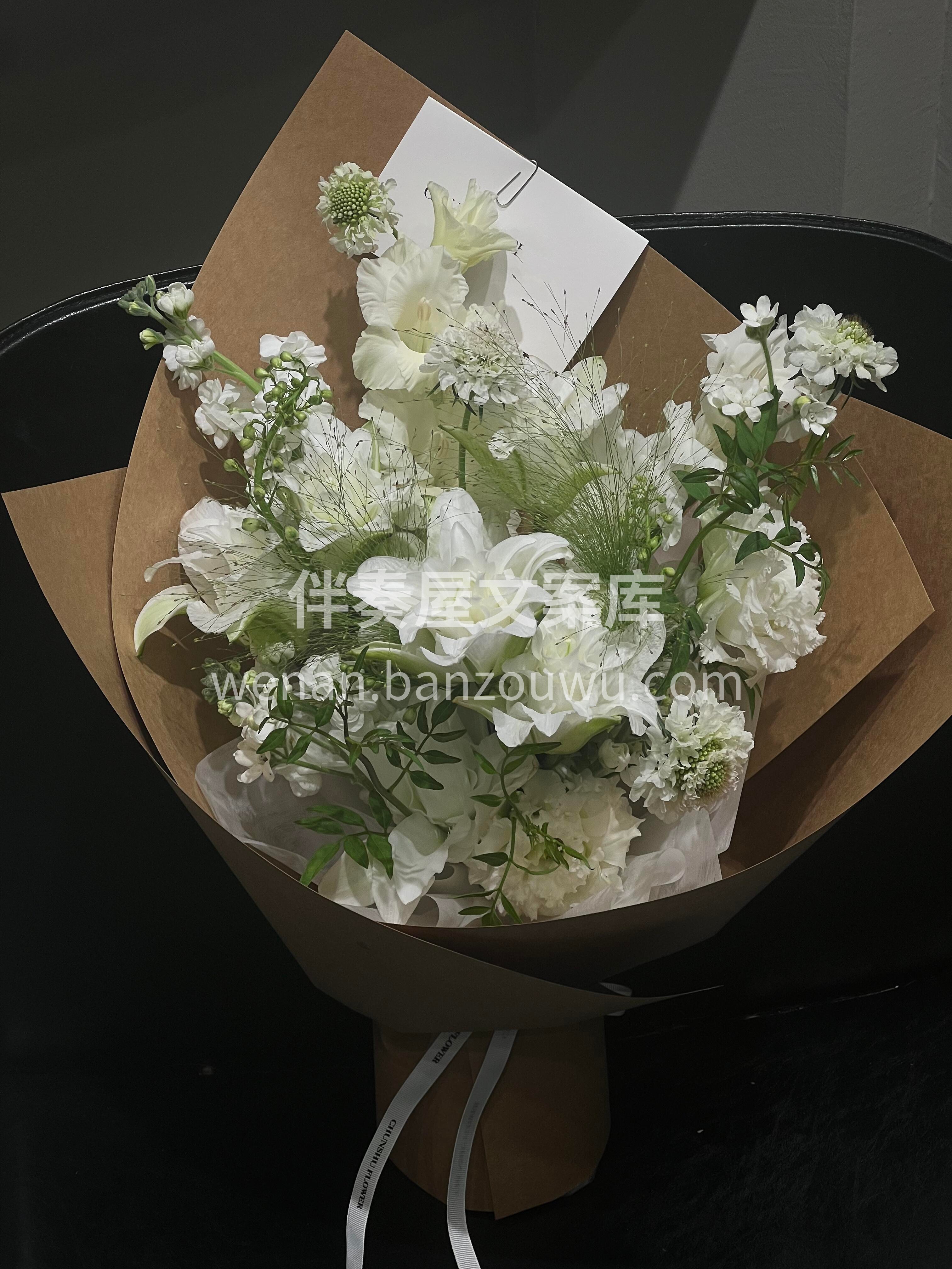 嗨😘 不沾尘埃的浪漫 白色的重瓣百合颜色如雪🤍一样洁白 给人 配图2