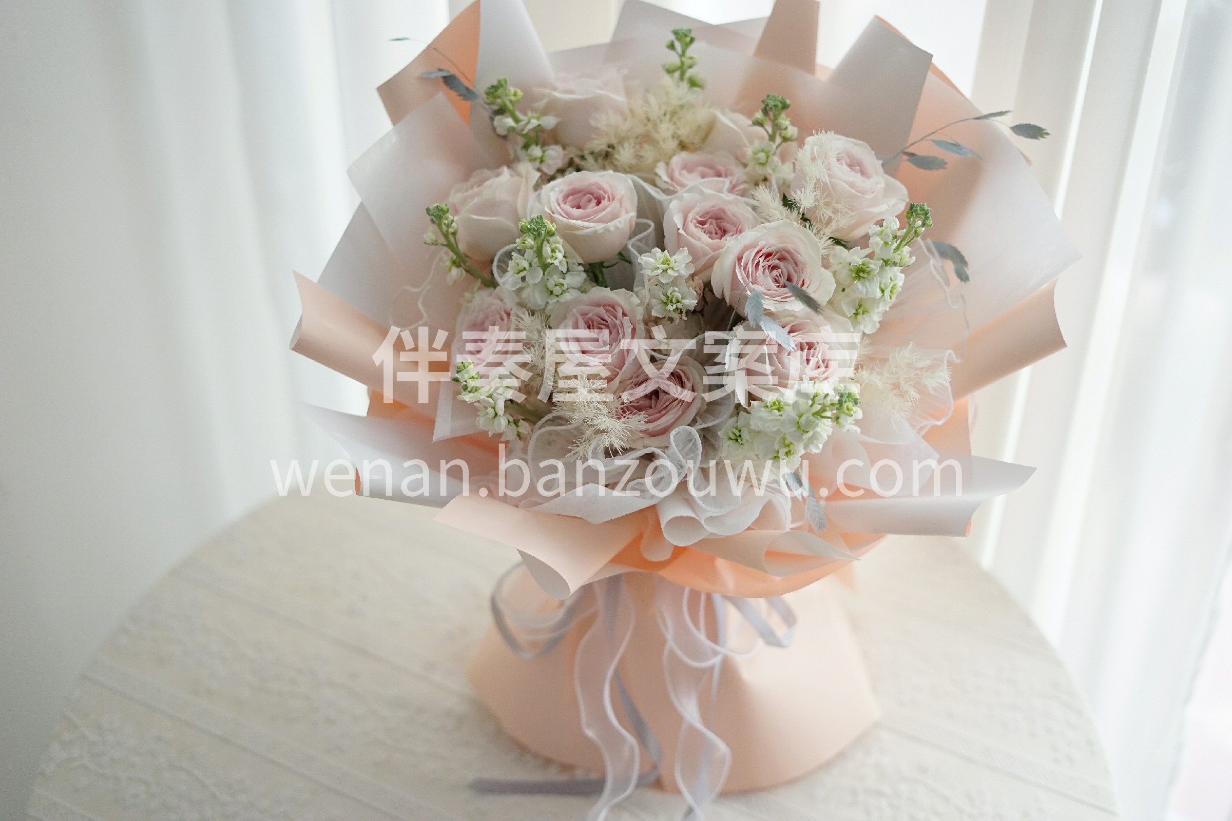 粉雪山🌸是充满仪式感的少女心💗 众多花束 配图3
