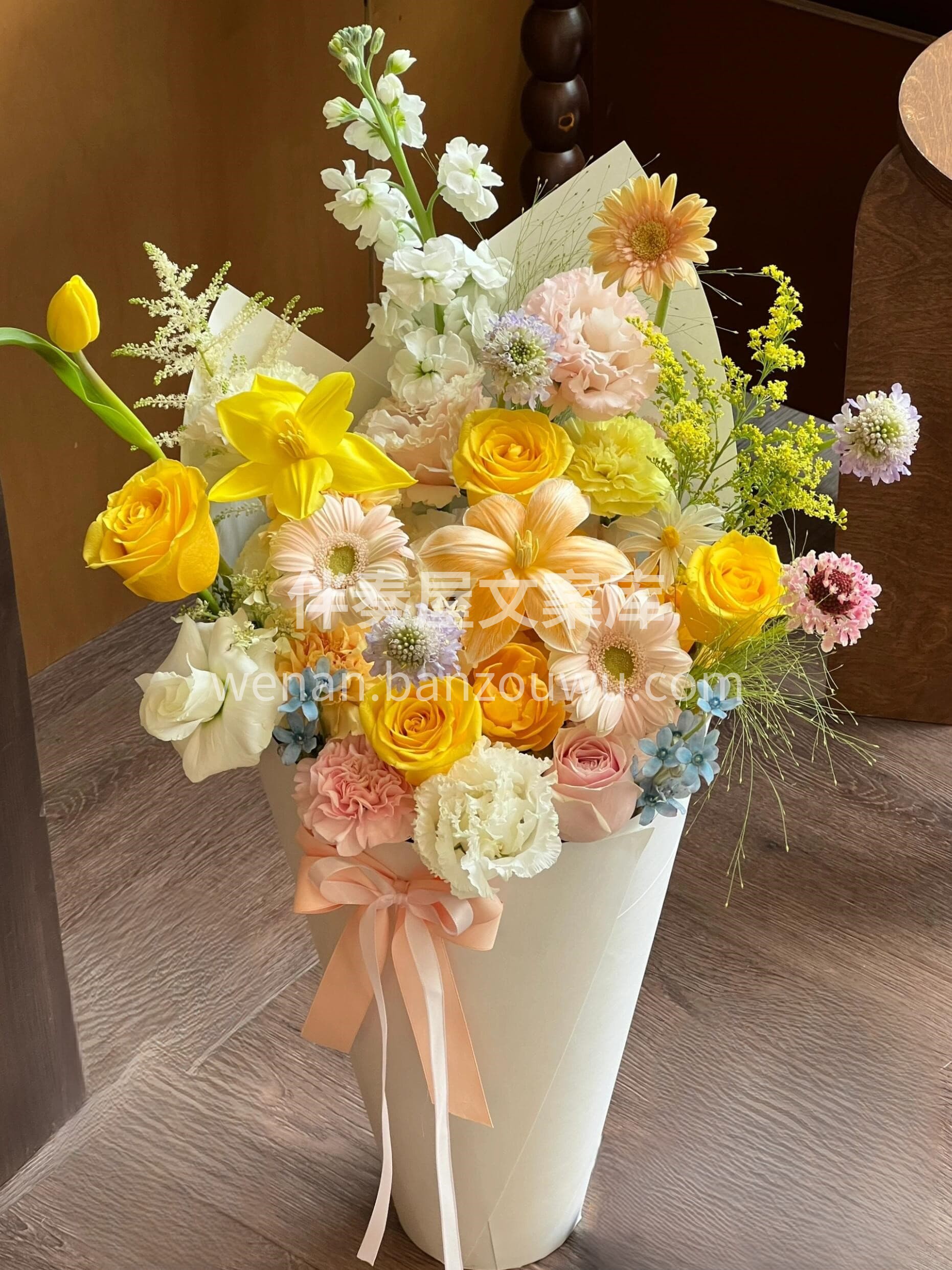 🍦是甜甜的冰淇淋甜筒花束~ 你的世界本就该这般💛 被热烈与美 配图3