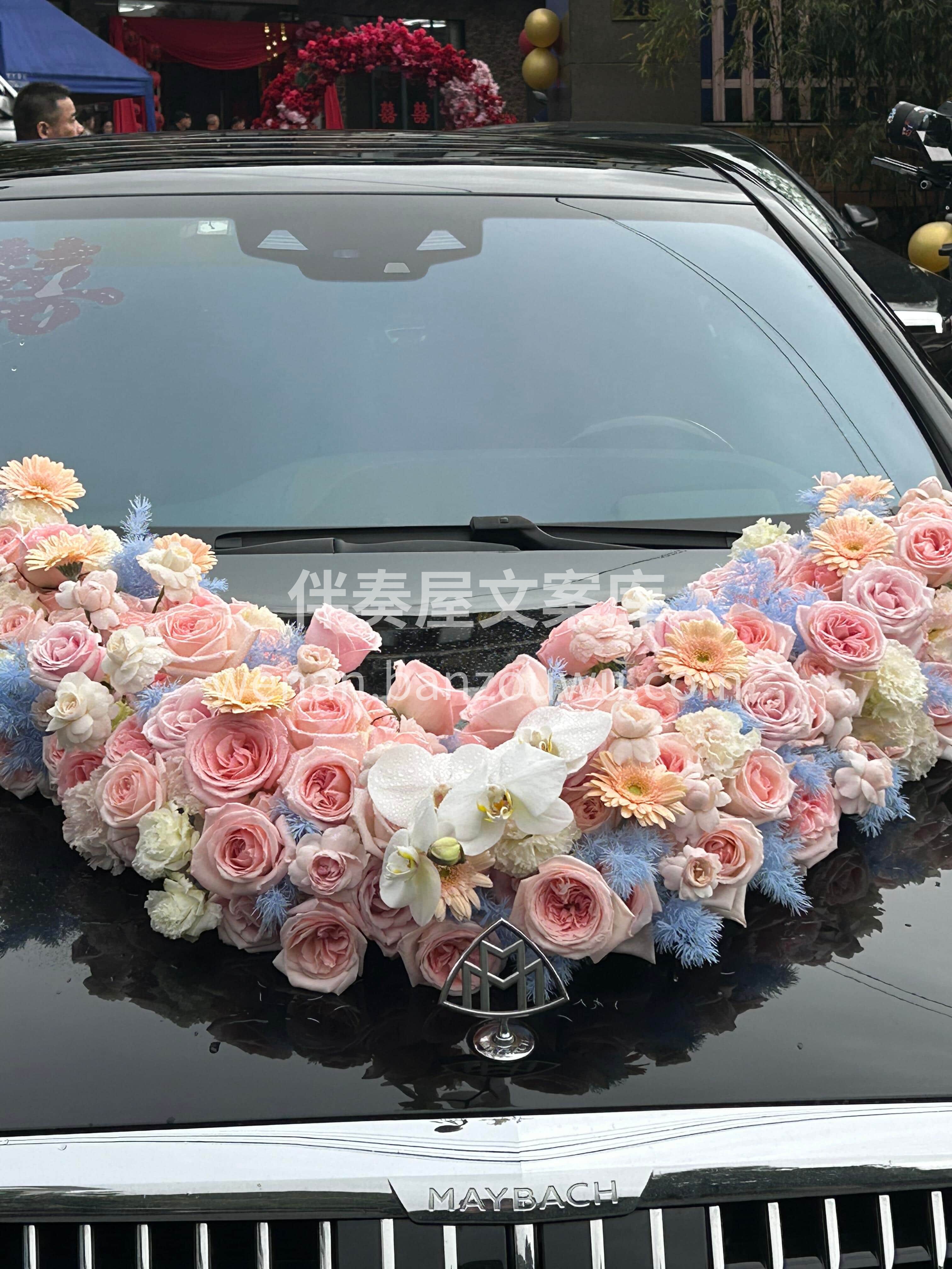 💙🌸蓝粉婚车🚗 温柔与浪漫撞个满怀🌷 开启双向奔赴的新旅程🫧 配图3