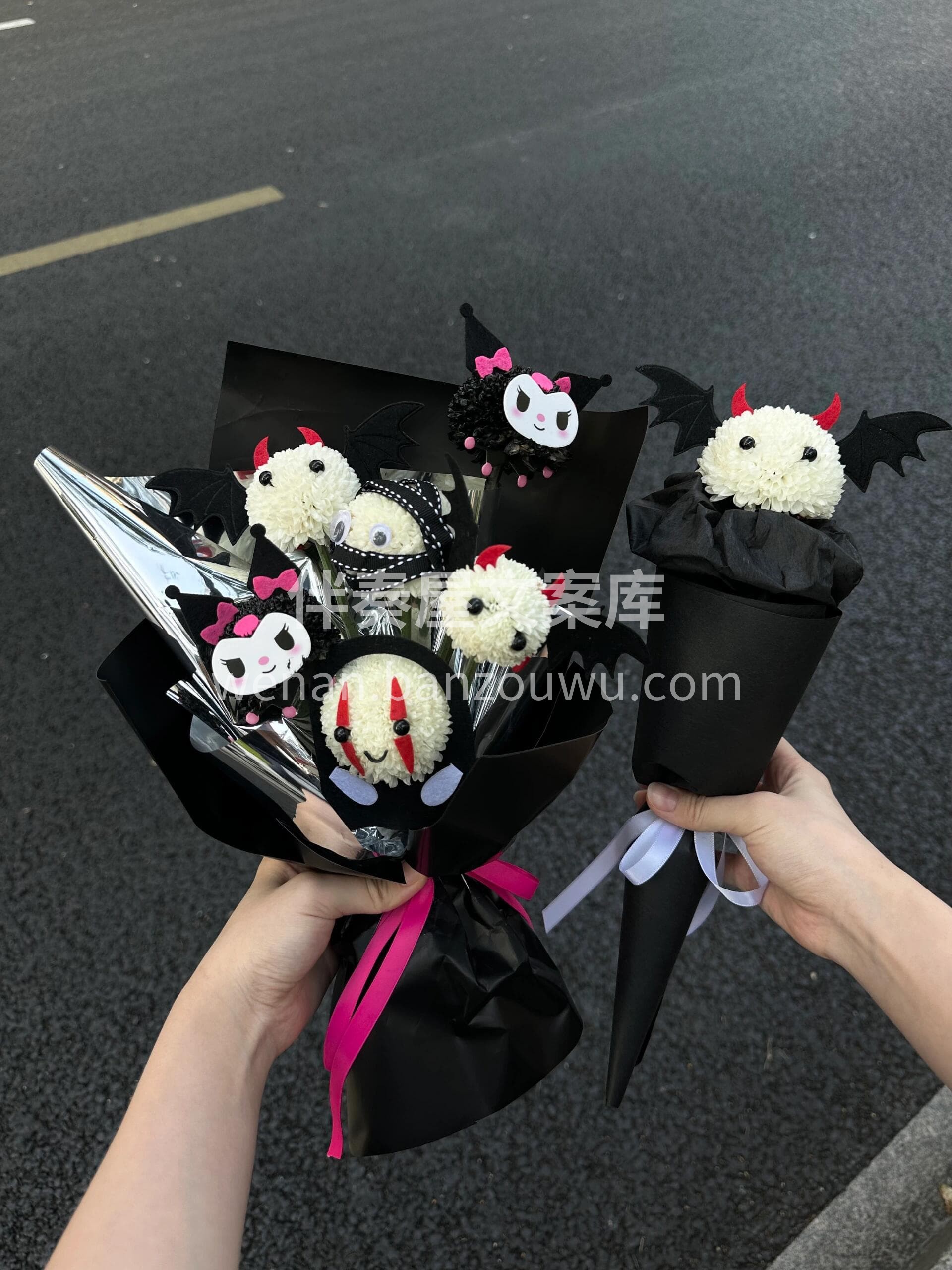万圣节限定花束🎈 乒乓菊可爱小鬼👻不给糖就捣乱 🎃 配图2