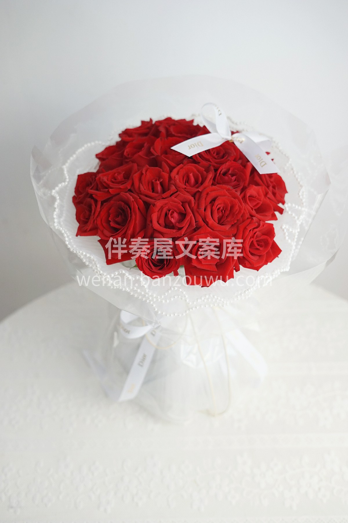 客订红玫瑰花束 红玫瑰🌹搭配波浪网纱 宛 配图2
