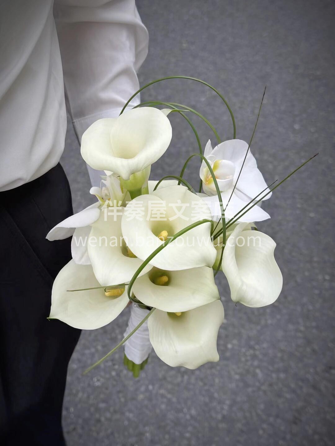 马蹄莲手捧花💐 忠贞不渝的代表性花材 💗