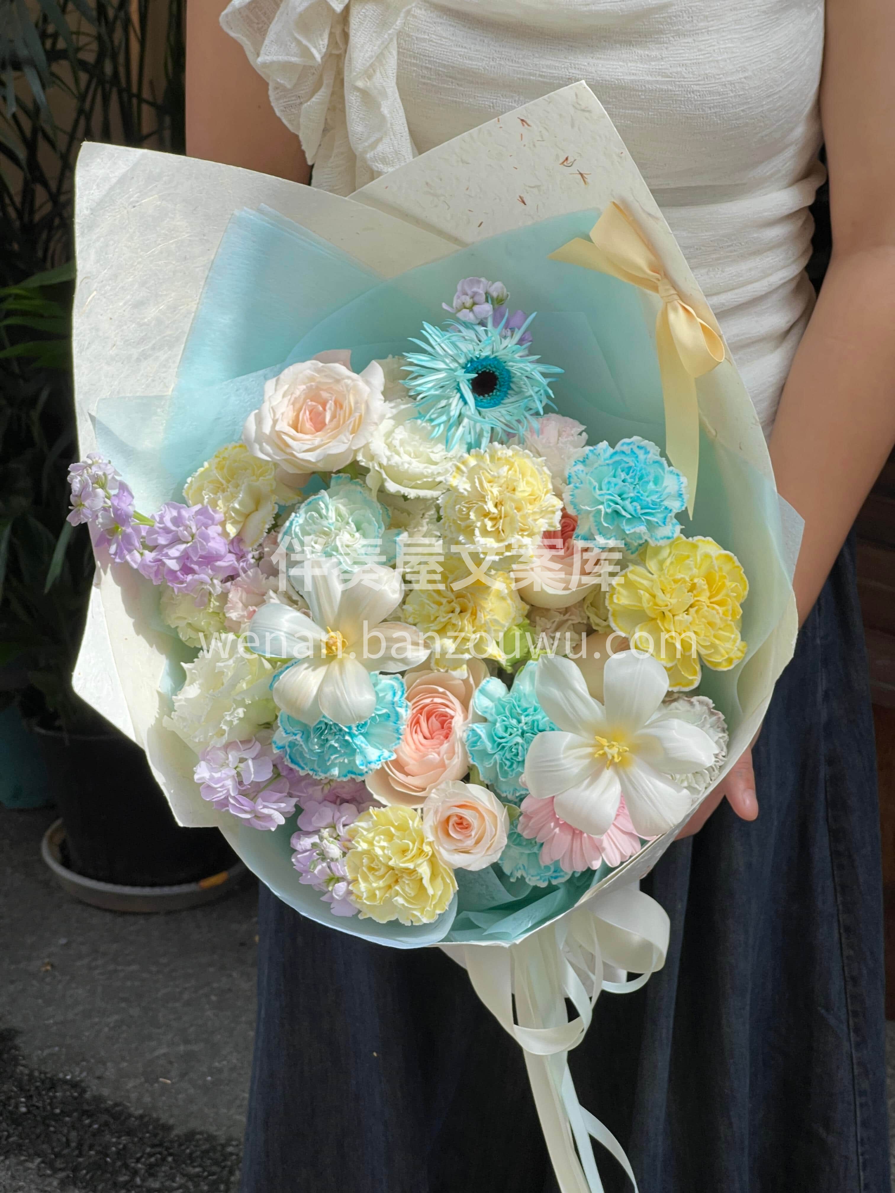 疲惫的生活🌷总要有一些温柔的颜色💛 蓝色🦋能给你疲惫的生活带 配图3