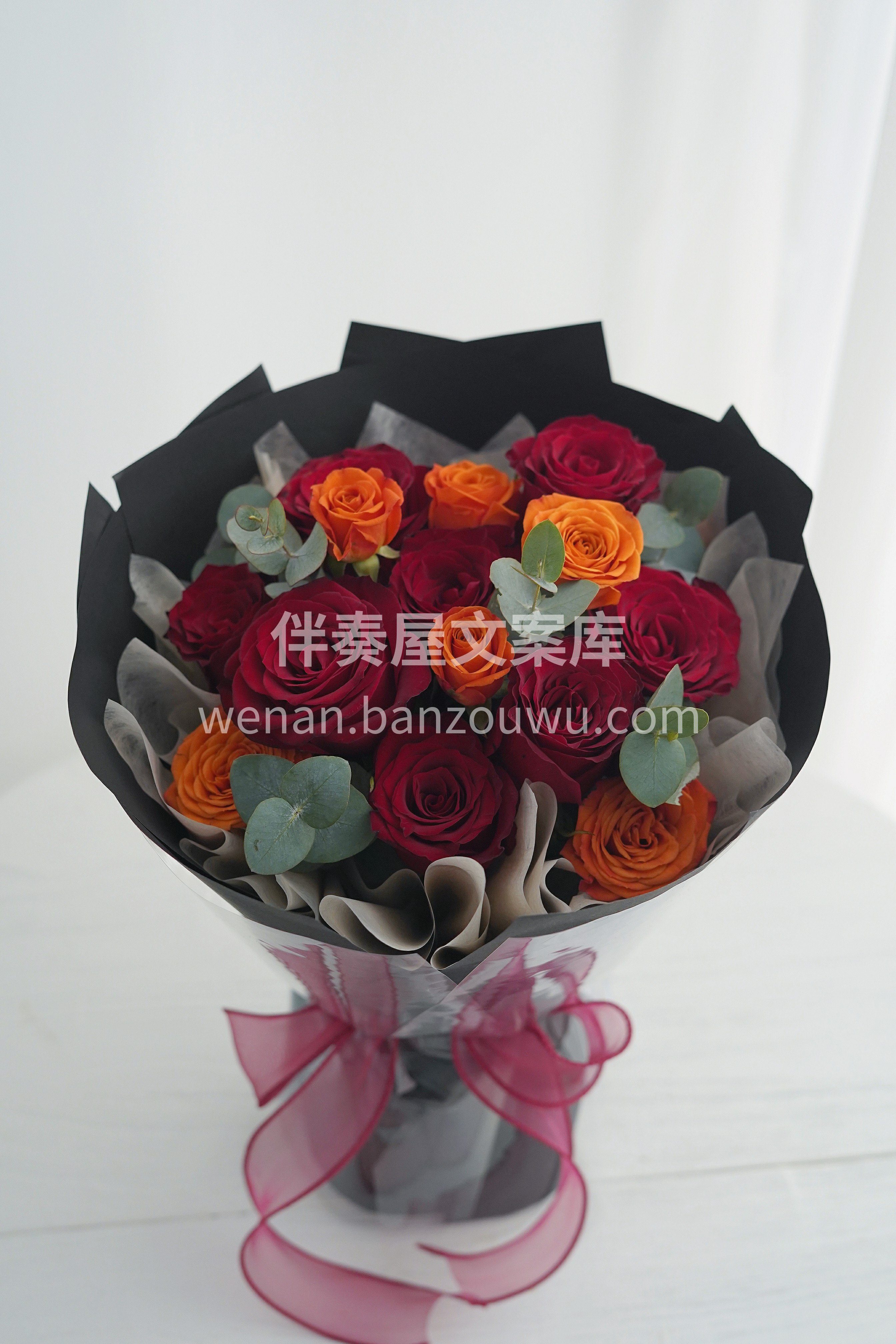 #情人节经典红玫瑰花束🌹 🧡♥红与橙的碰 配图2