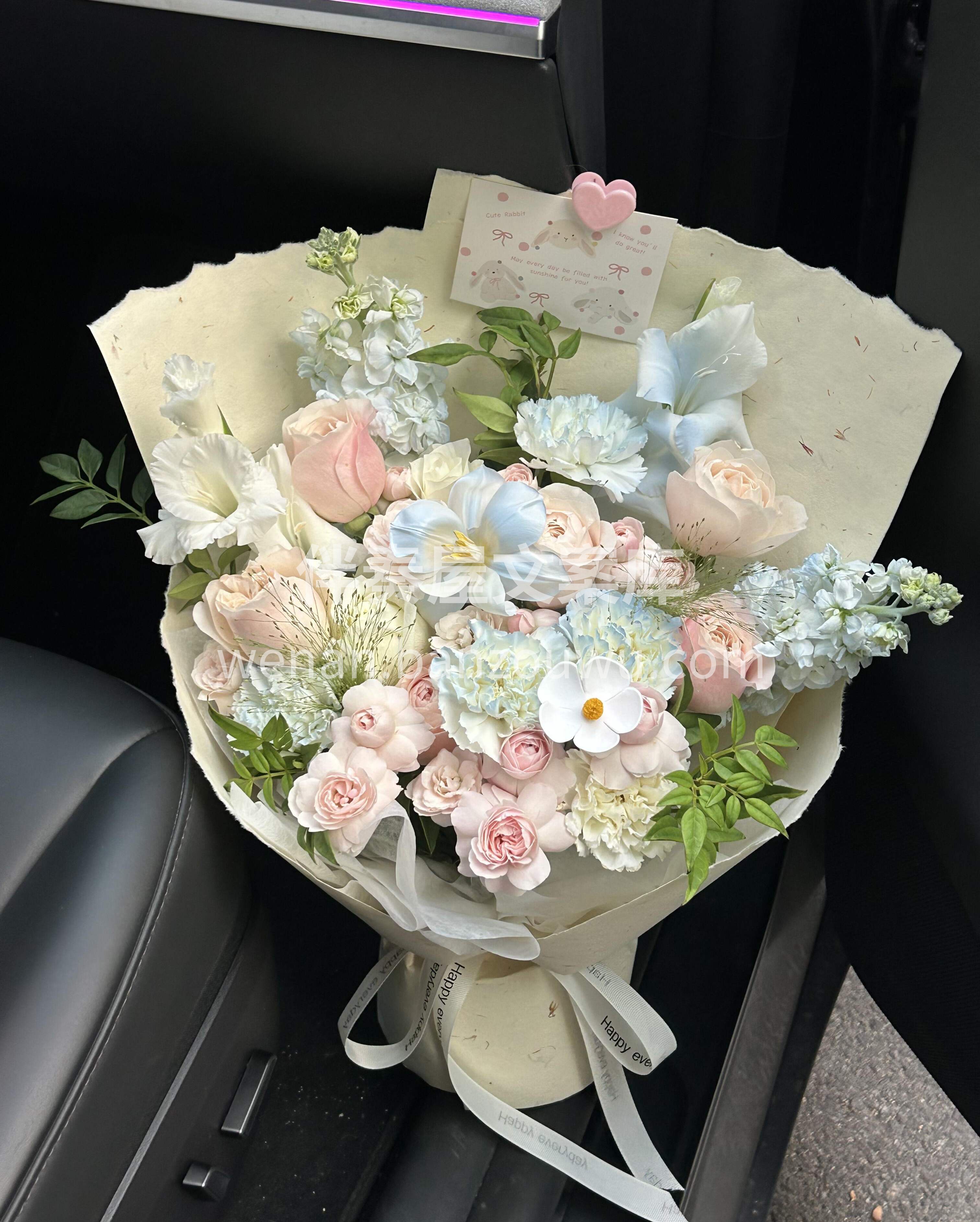 日常小惊喜❄️粉蓝小花束🌸 让平凡日子也有闪光点🌼 配图1