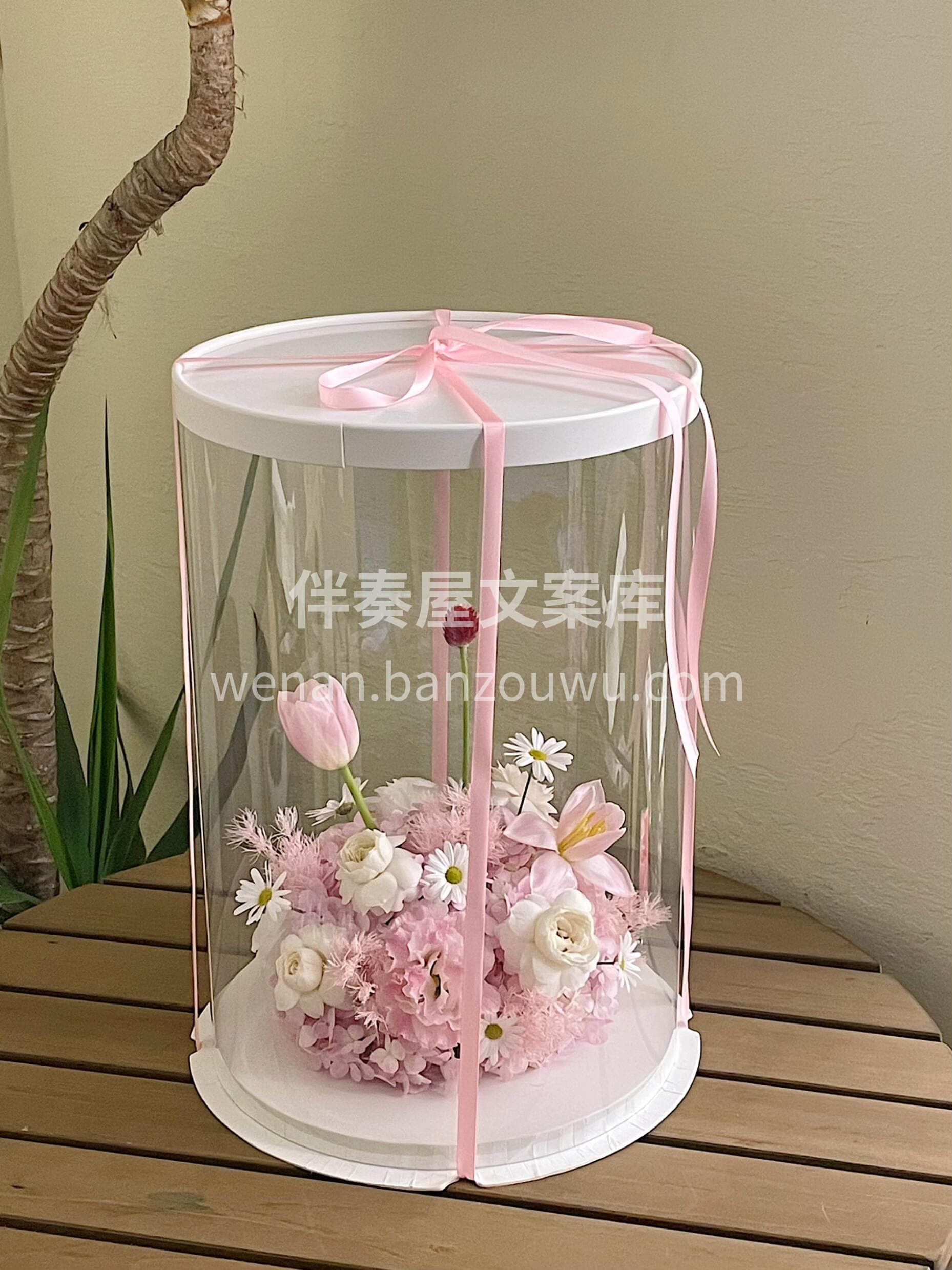 跨年💥爆款绣球蛋糕花🌸 颜值炸裂🎀花香混着奶香☁️ 氛围感直 配图3