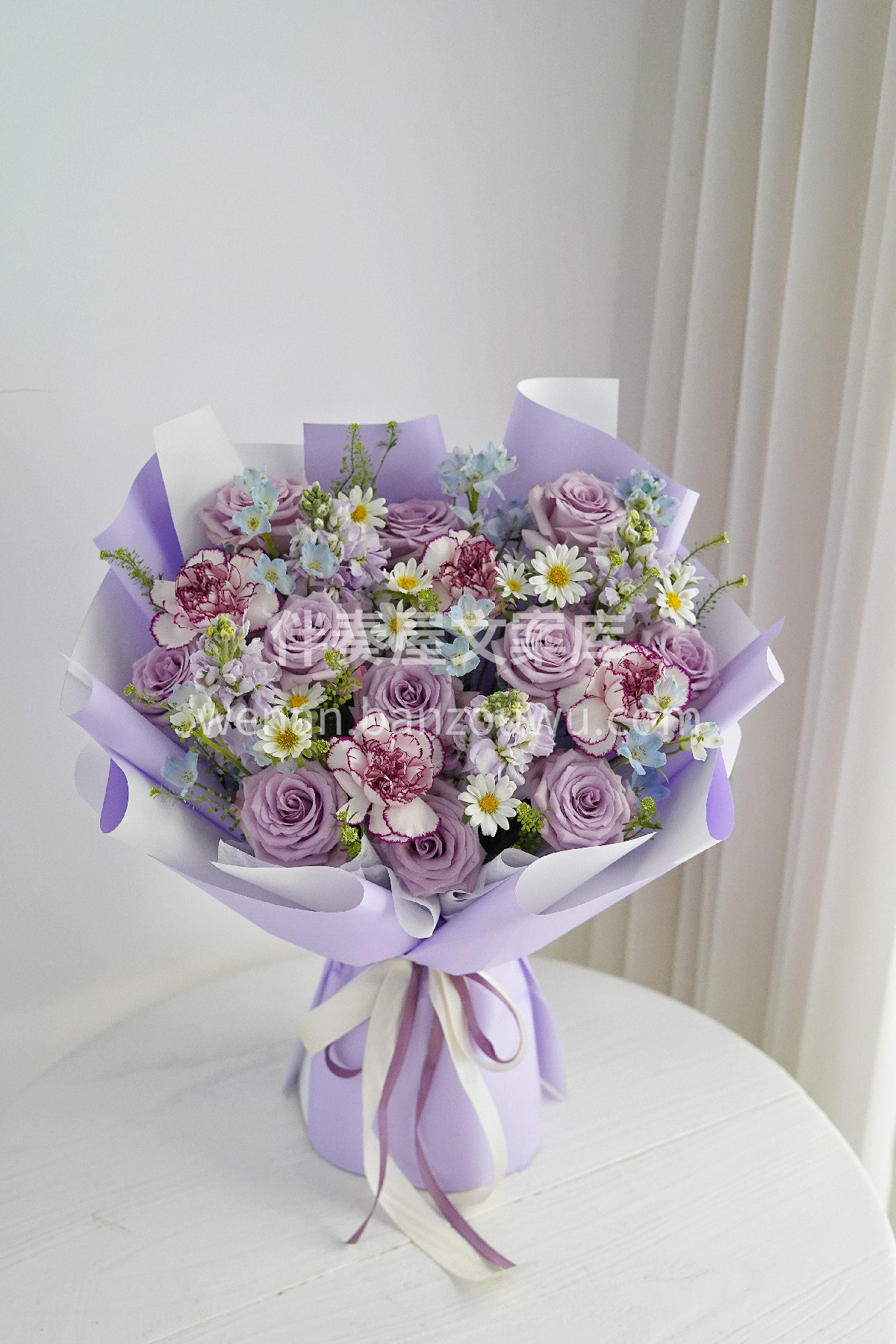 风很温柔 ✨花很浪漫 纯粹与永恒的爱与美🌸 海洋之歌💜🤍与紫 配图2