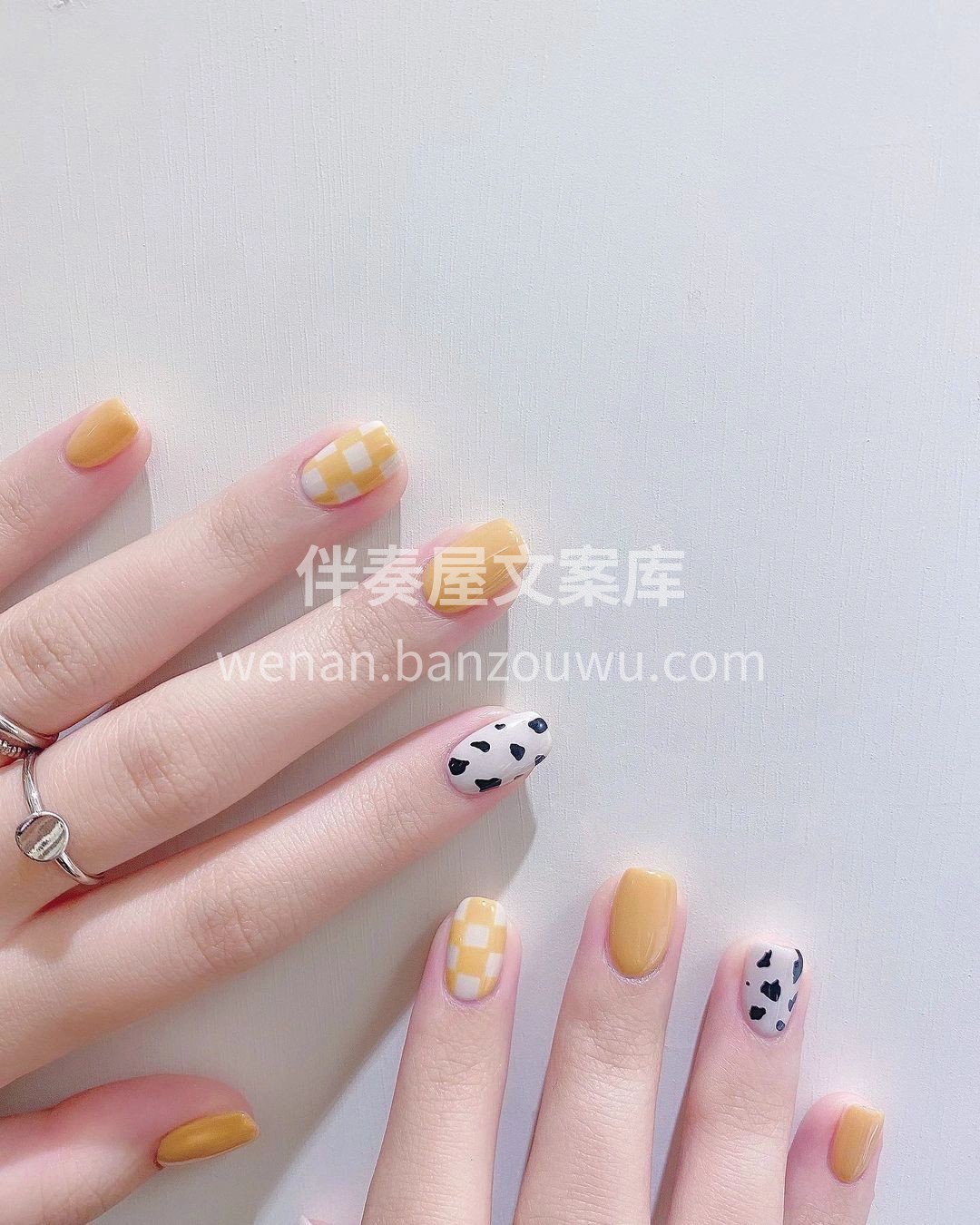芝士黄➕经典奶牛纹🐄 奶乎乎的甜酷少女感 配图3