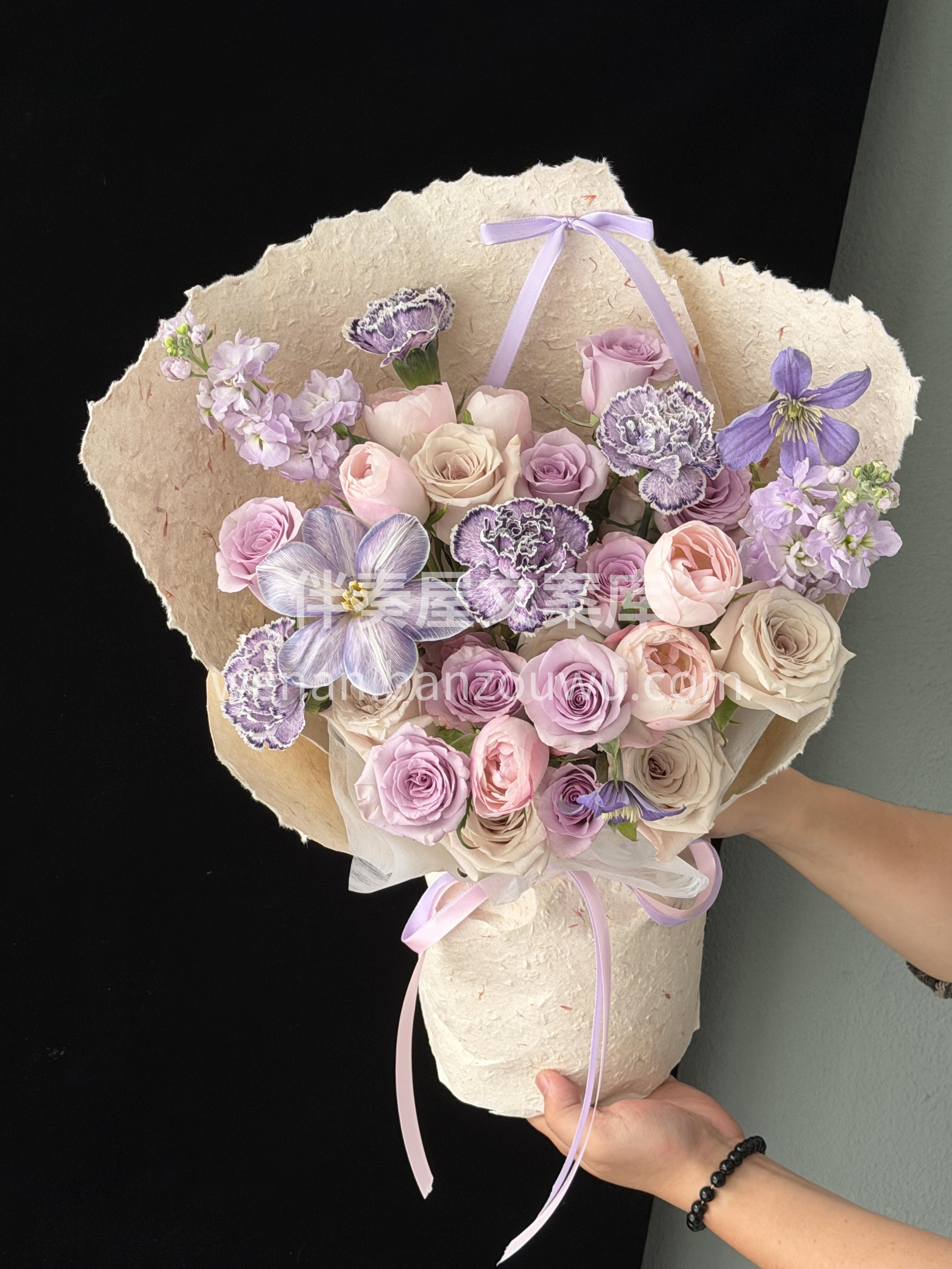 粉是希望🌸 紫是信仰 像紫鸢尾穿越风雨💜 配图3