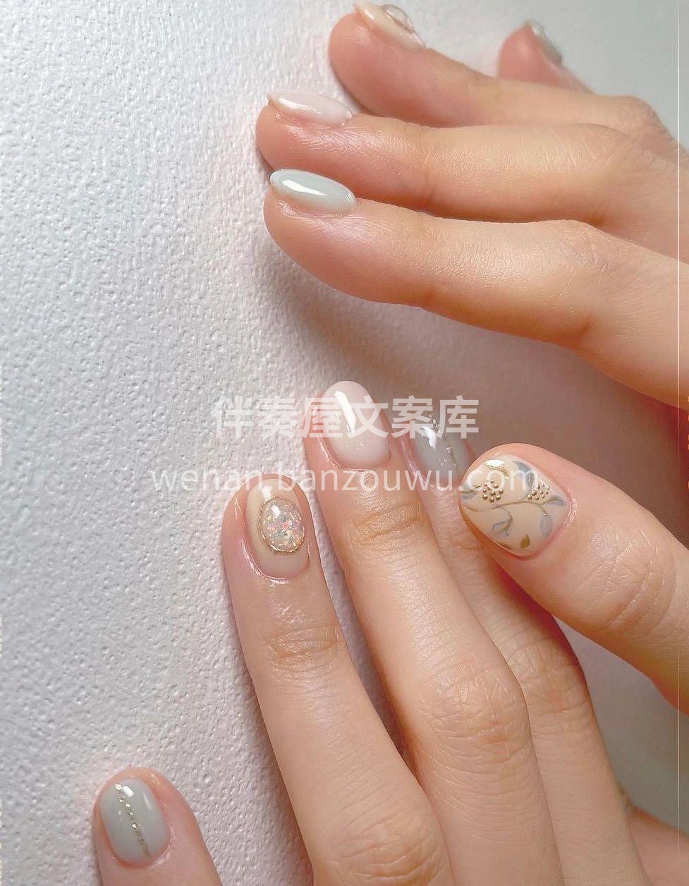 「 指尖点染云水间 山川入画袖中花 」  配图2
