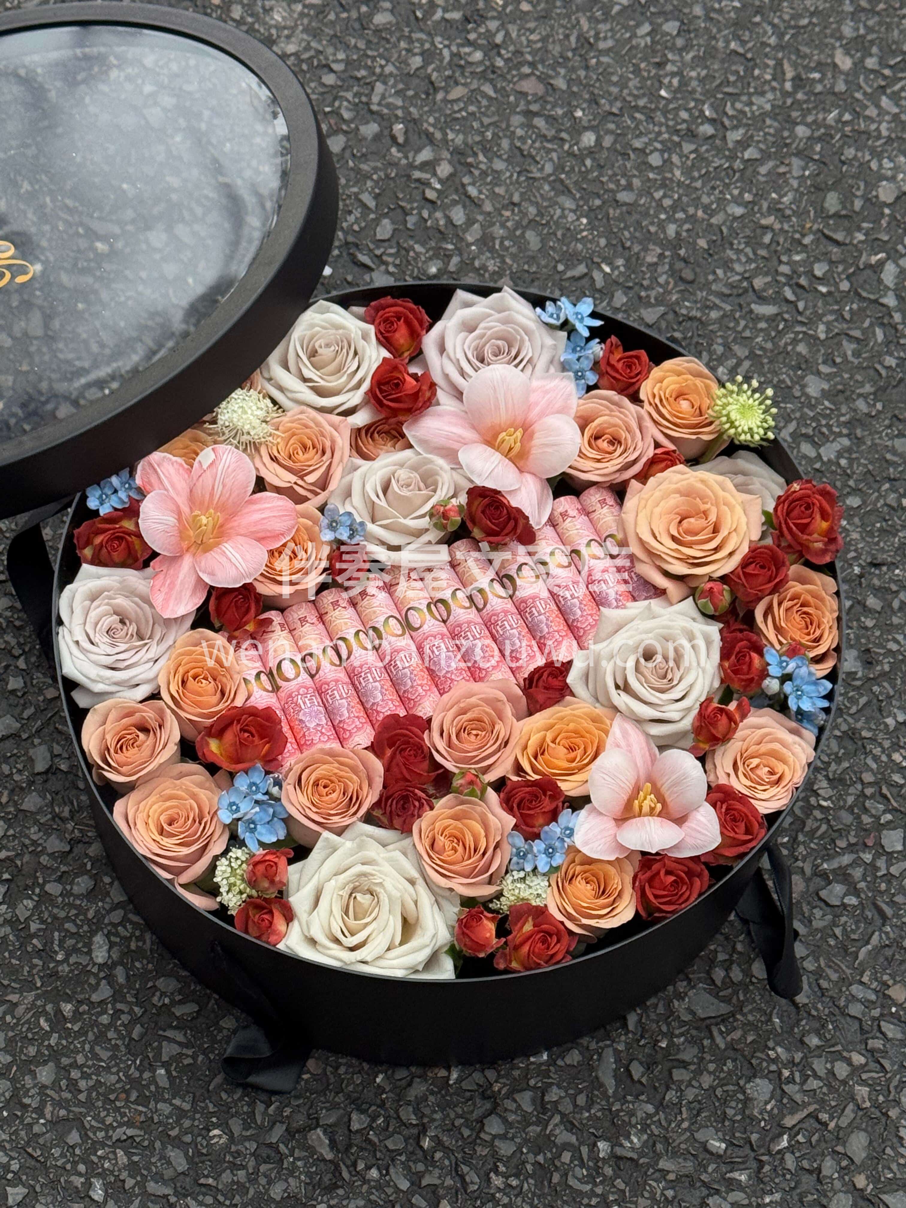 🌹颜值与财气双在线✨ 有钱花花盒🌷把浪漫与好运一键打包❤️ 配图2