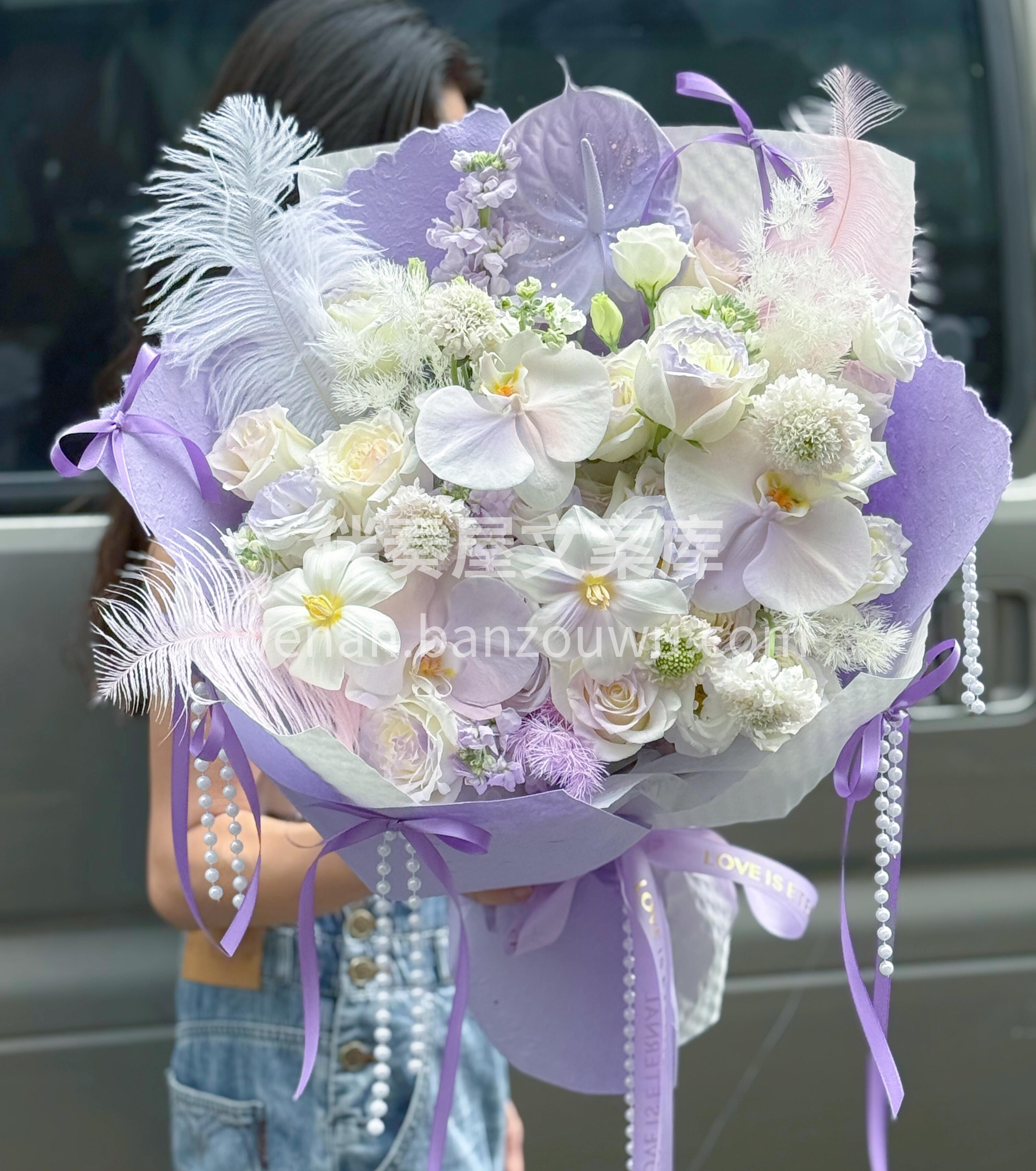 白与紫的碰撞💜 是不染尘埃的仙气🌸 白如初见 紫若心动 自带 配图3