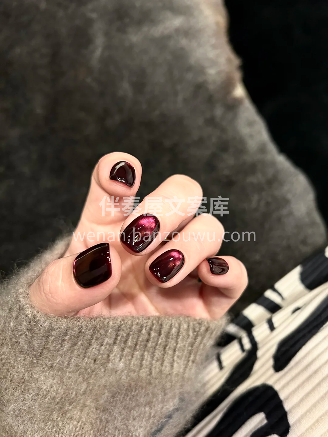 午夜盛放的玫瑰🌹 #今日美甲