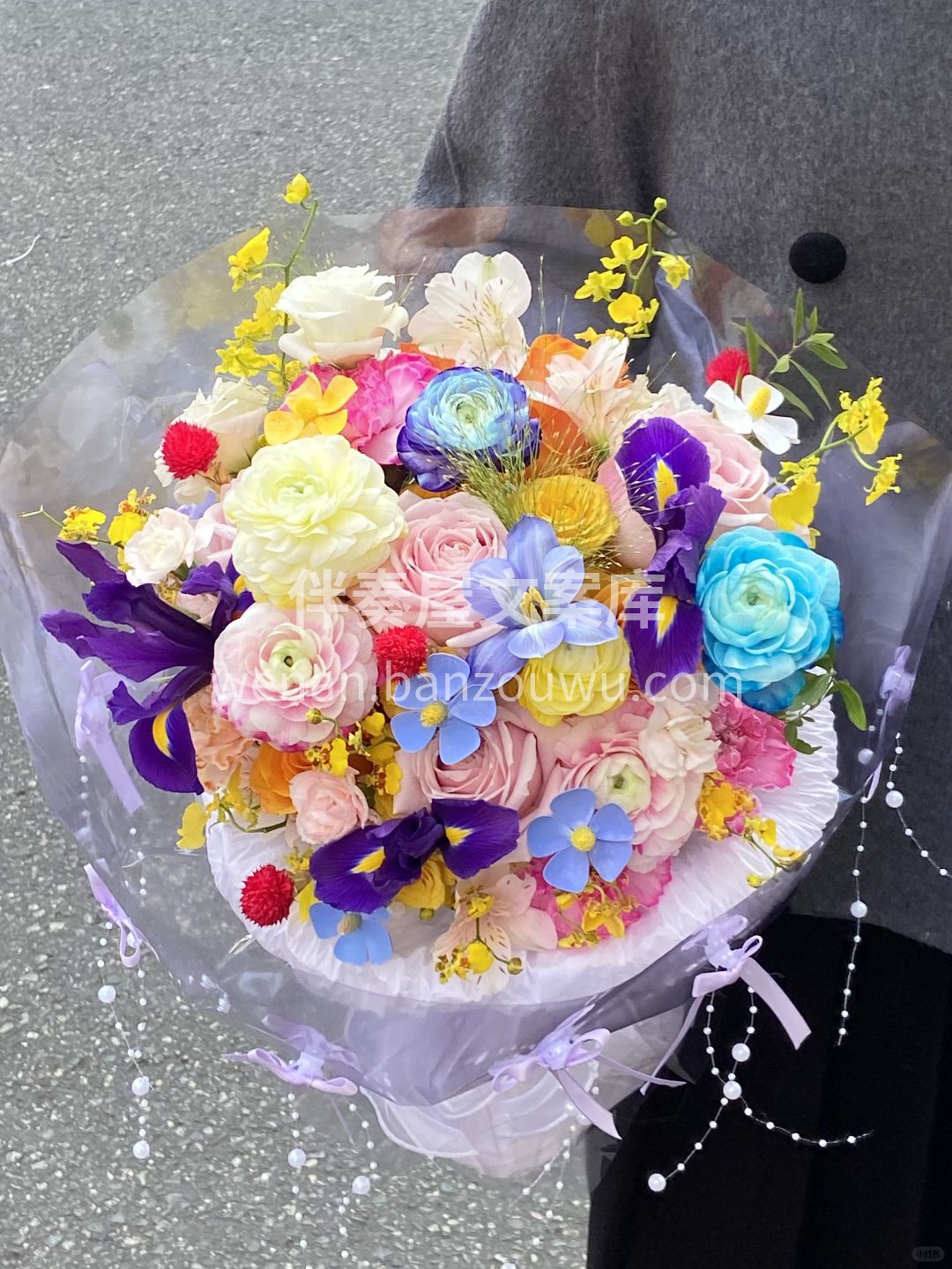 元气满满多巴胺🌈花束 像打翻了的糖果罐🍬 🎈是你心中青春的味 配图1