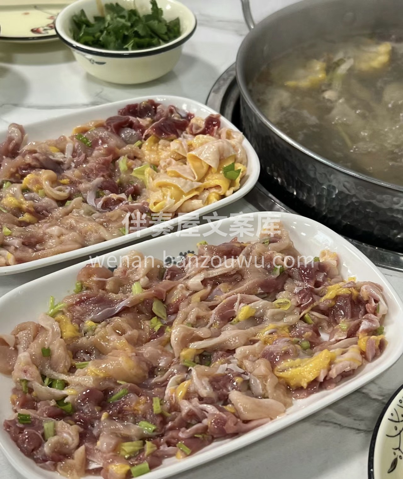 现杀的土鸡，没涮肉前喝一碗，汤很清甜，药 配图1