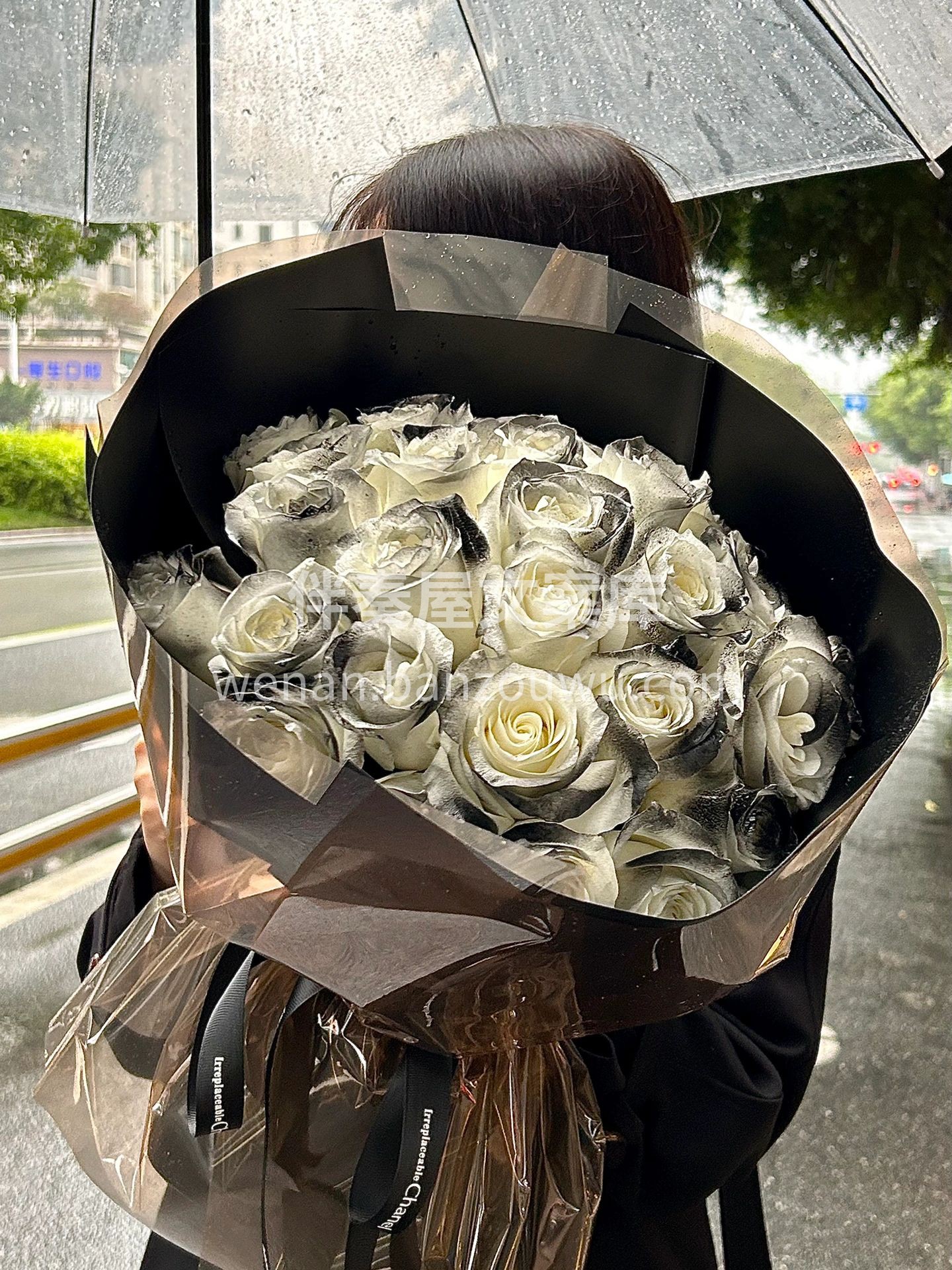黑骑士玫瑰花束 一束送男生女生都很适合的 配图2