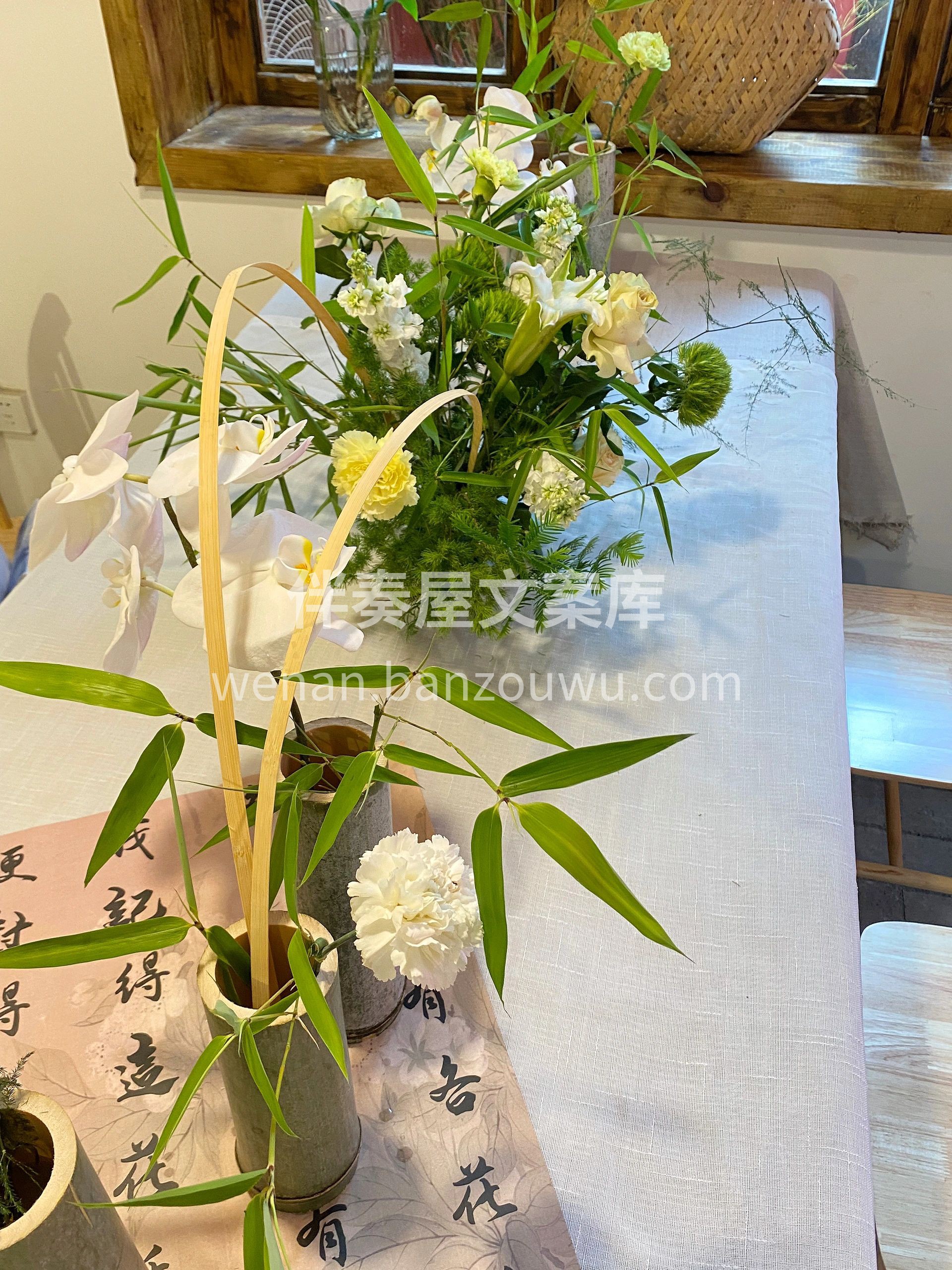 桌花制作🌸 竹子🌿是刻在中国人骨子里的文化 从生活到艺术 通 配图5