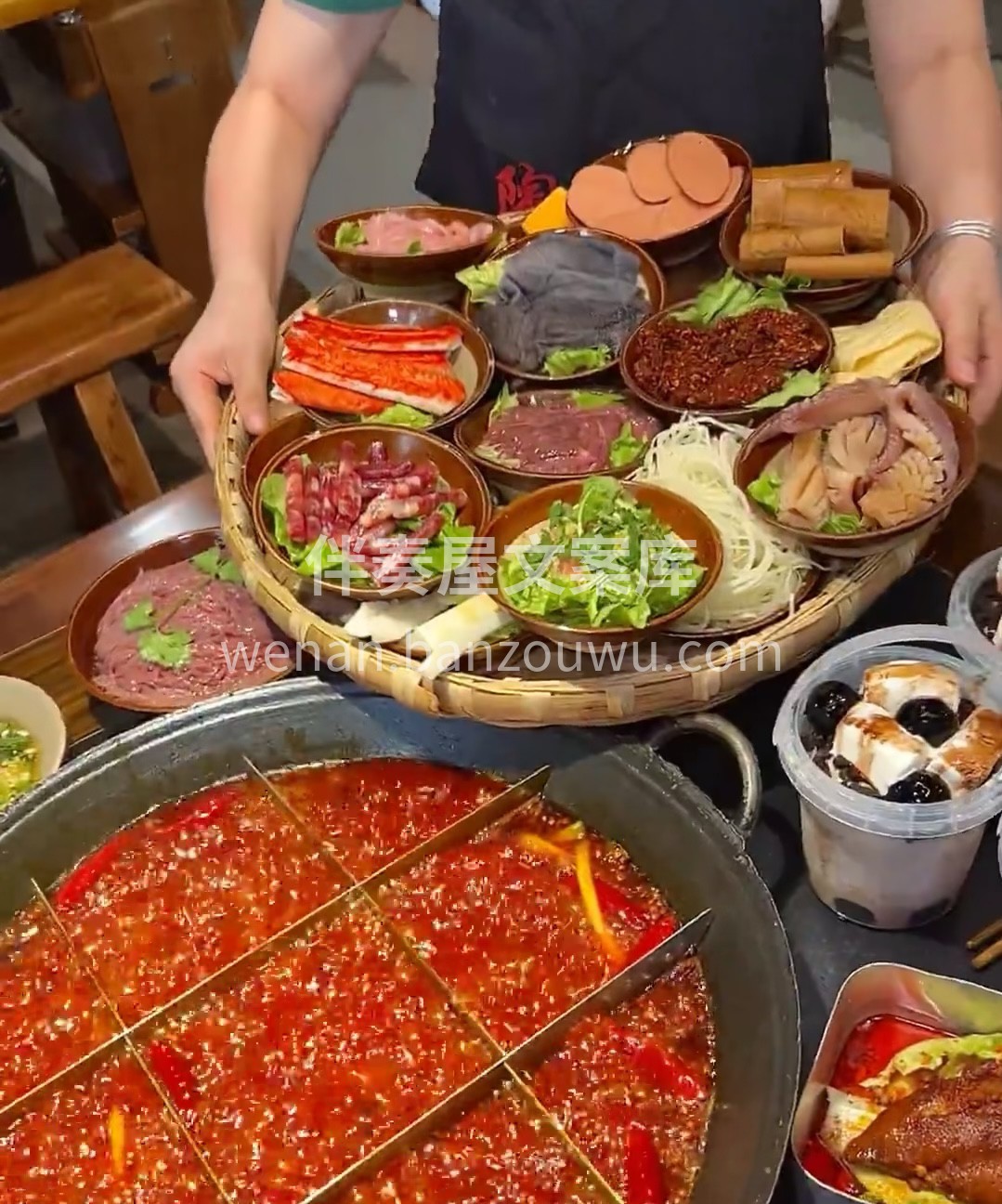 热情的火锅，温暖你的心！⑤新鲜的食材，加 配图2