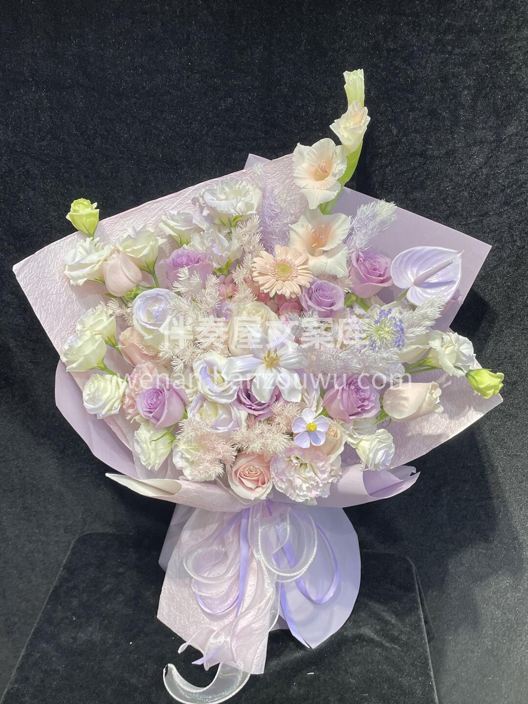 世间的浪漫🎐 🌸花开占一半 你占另一半 💜💜💜 梦幻紫色系混 配图1