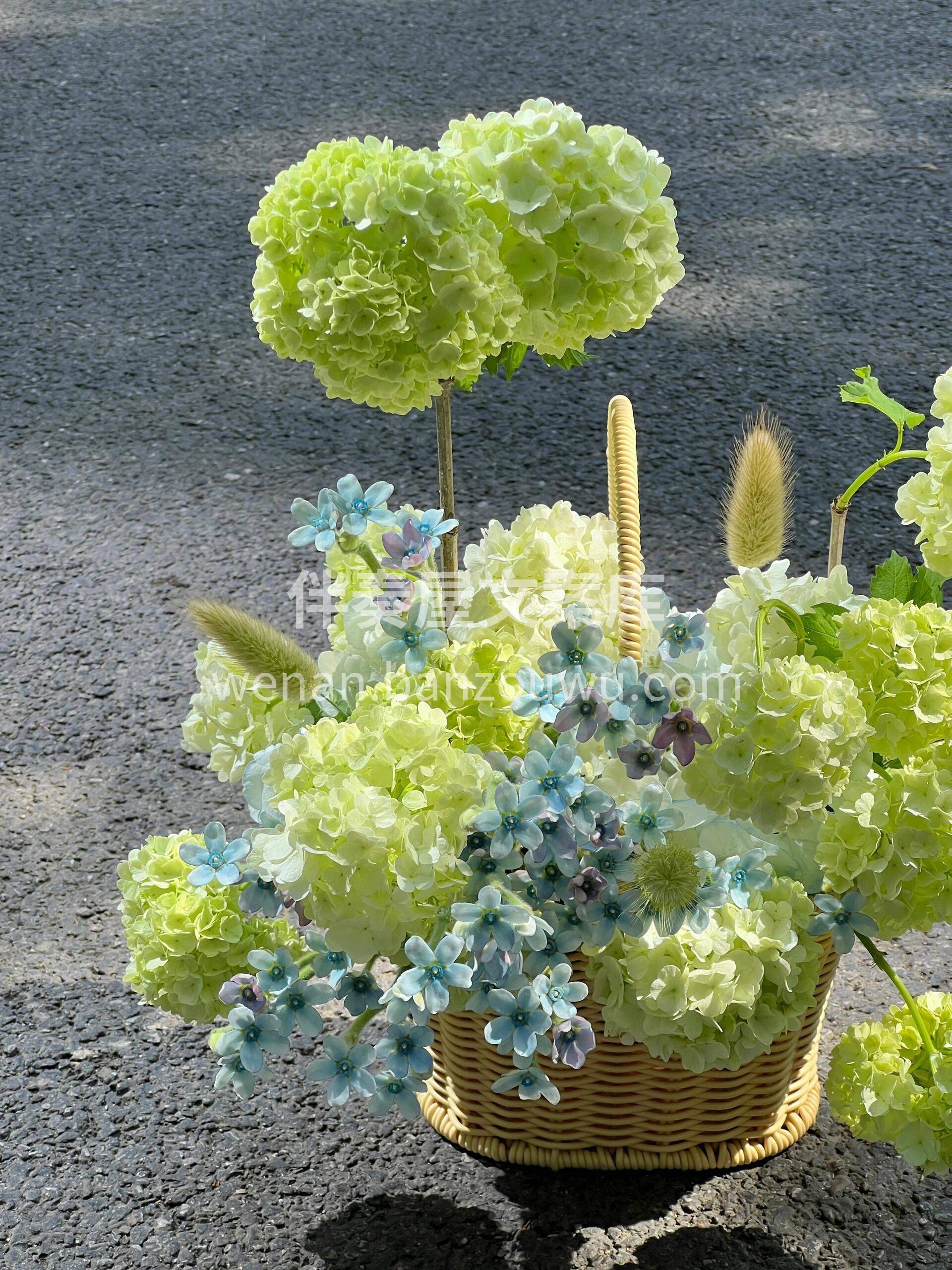 🌿夏日小清新手提花篮 拎着一篮夏天的小欢喜 赴一场与生活的温 配图1