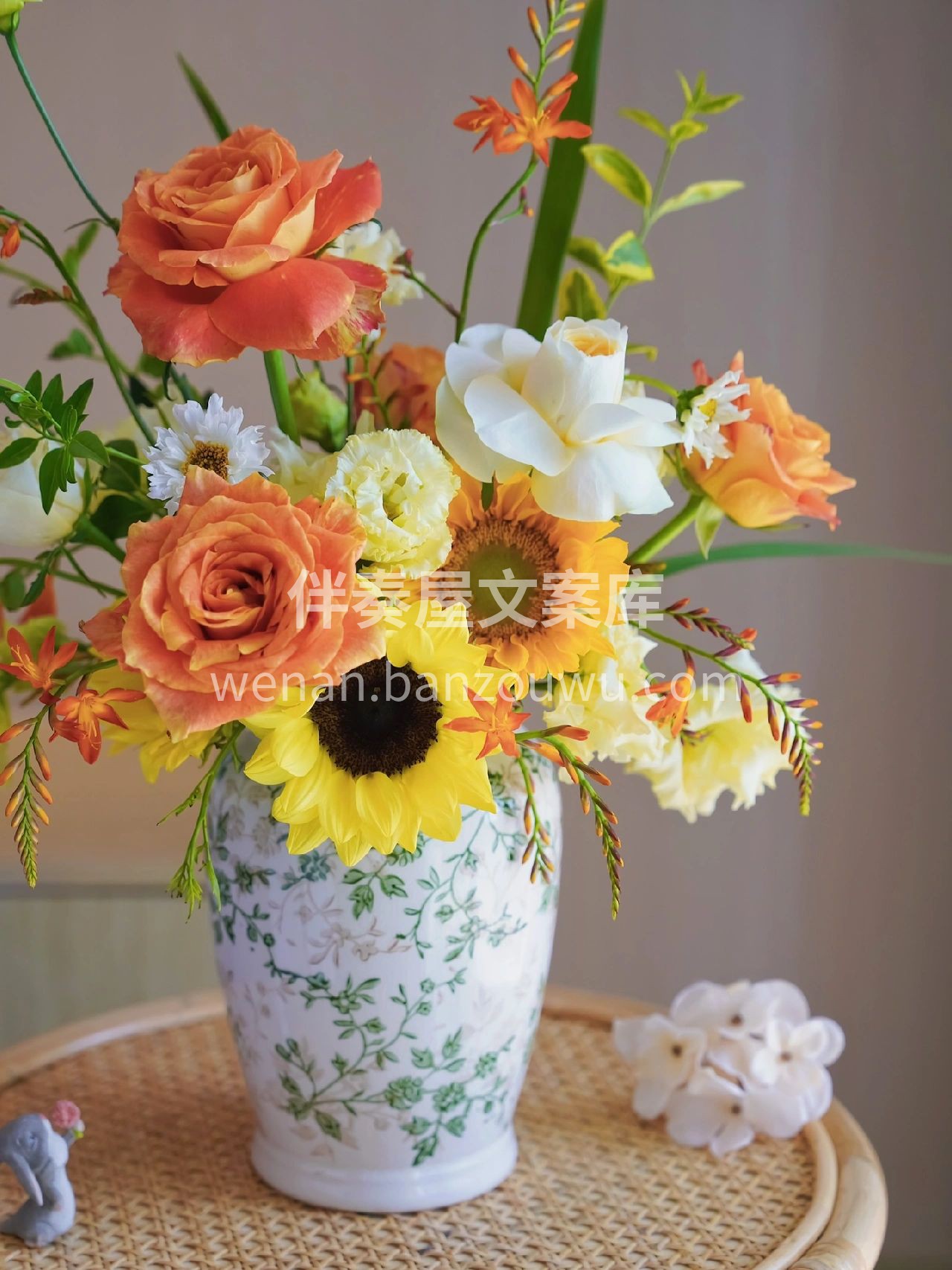 阳光形瓶插花🌞 超适合送人的 👩‍❤️‍ 配图3