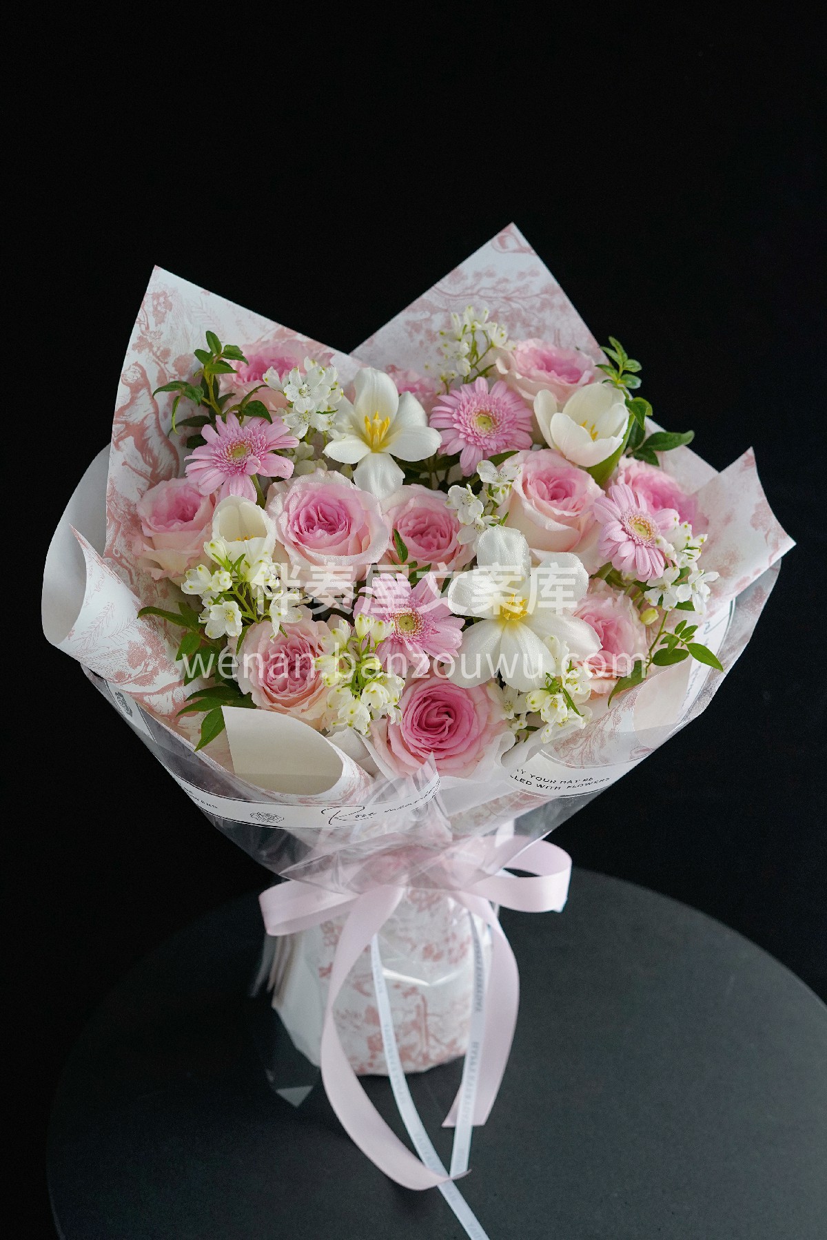 洛神混搭花束💐 幸福就是🌼 美花在怀 好友想念 不问明天✨ 配图2
