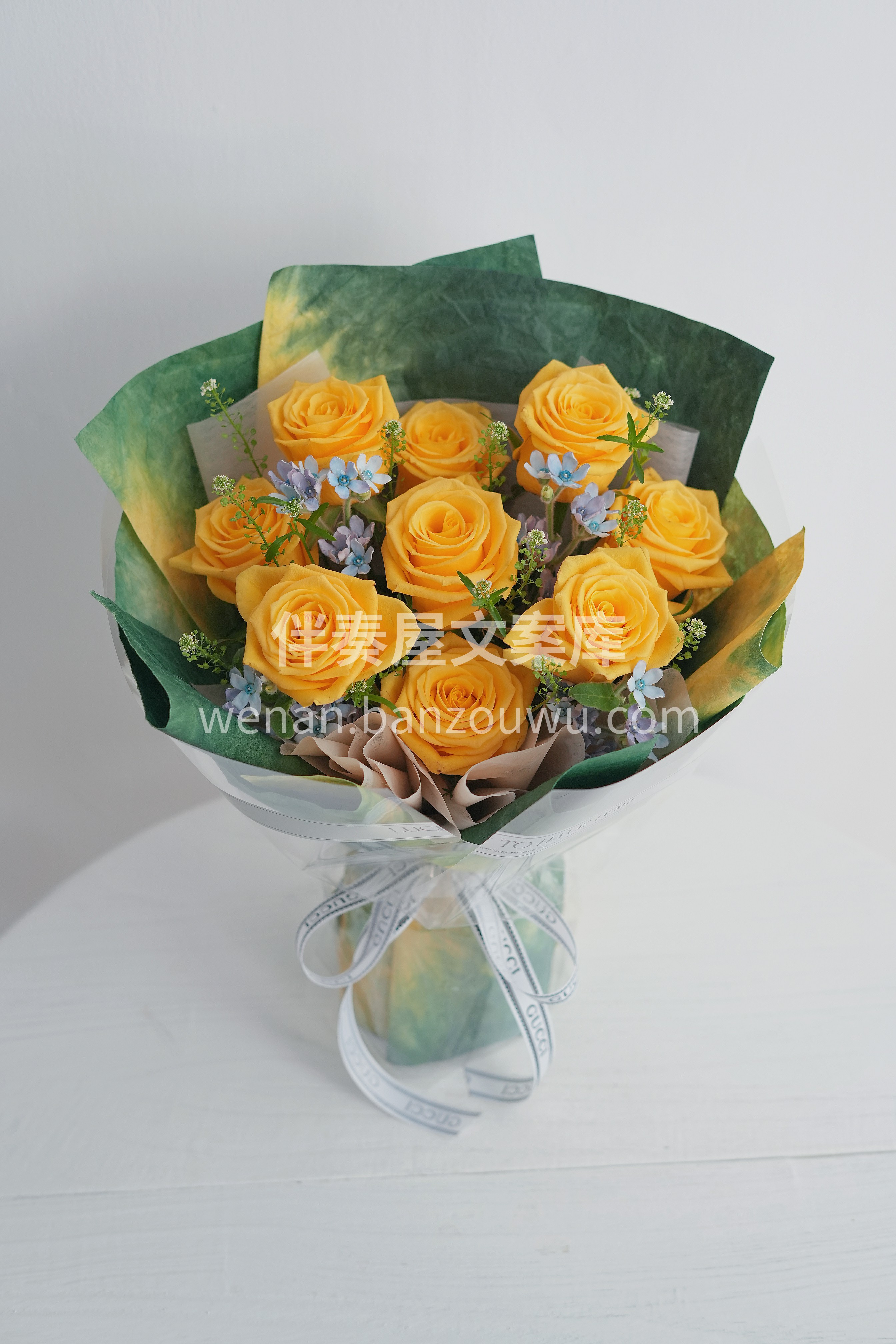 契机玫瑰小花束💐 💛一束暖洋洋的见面礼 肆意又明媚✨✨✨ 配图3