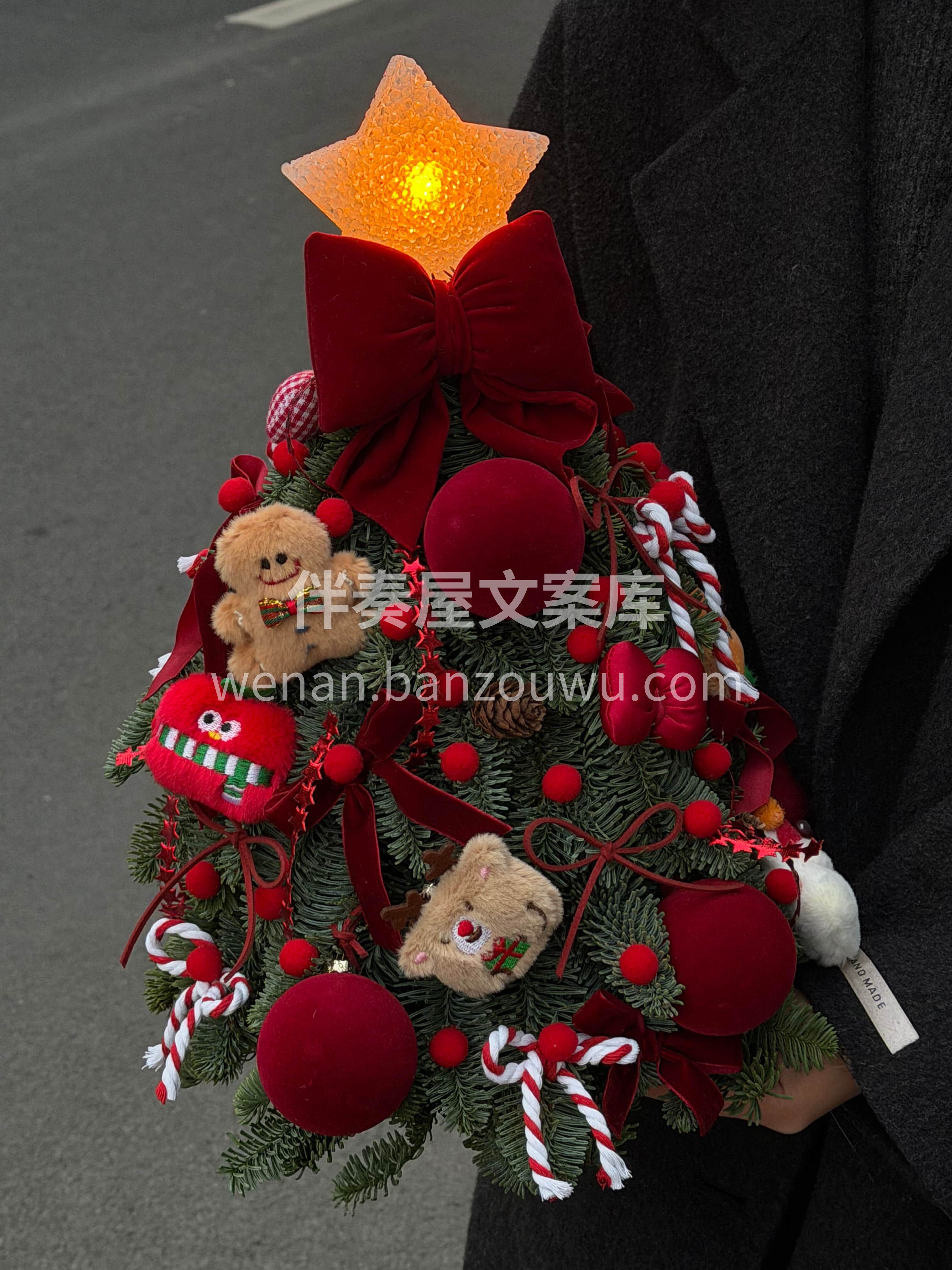 十二月的风🍓吹亮了圣诞的灯🌟 🎄也吹来了年末的所有惊喜☃️ 配图1