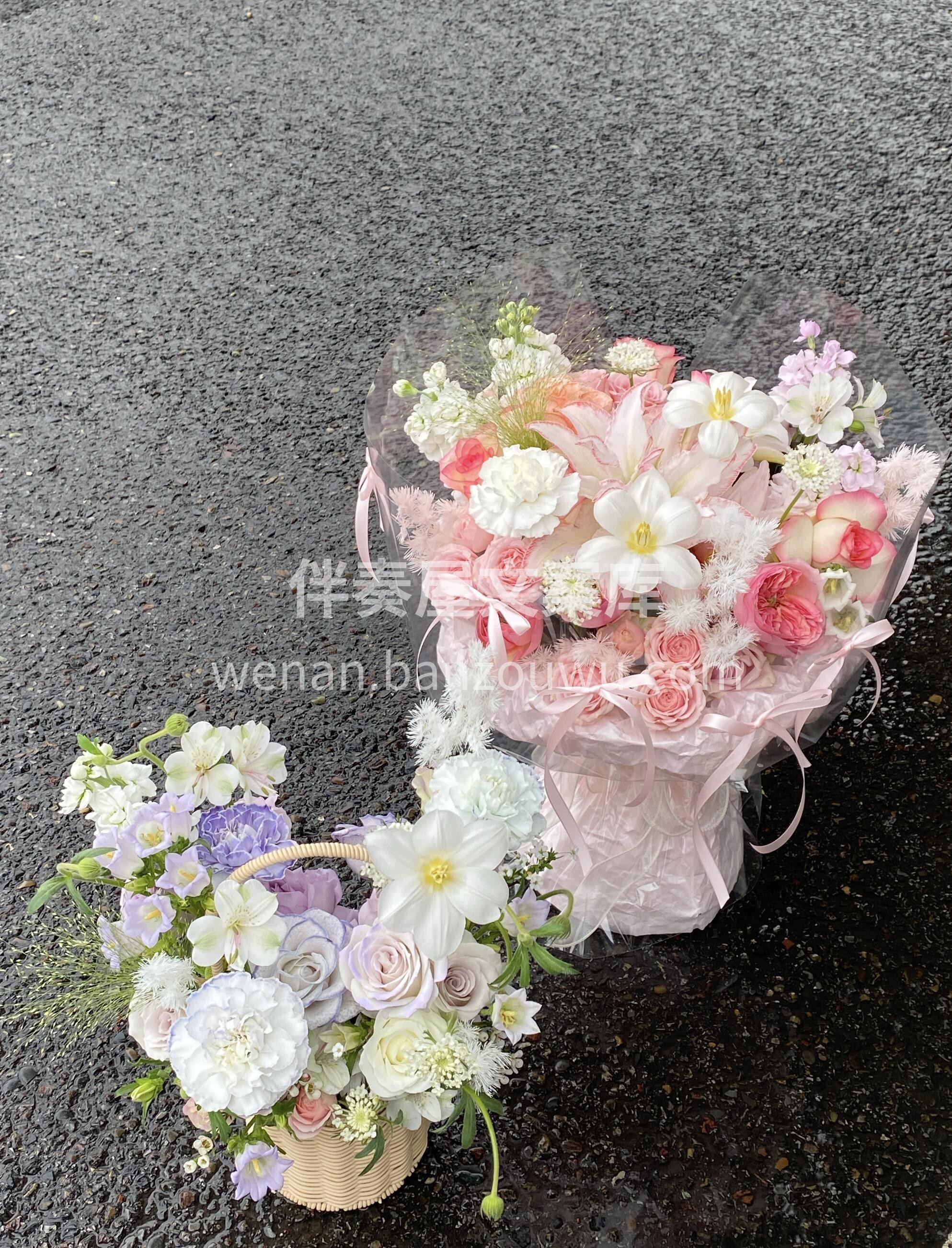 粉色系混搭小花束🌸 👩送闺蜜的首选 拍照 配图2